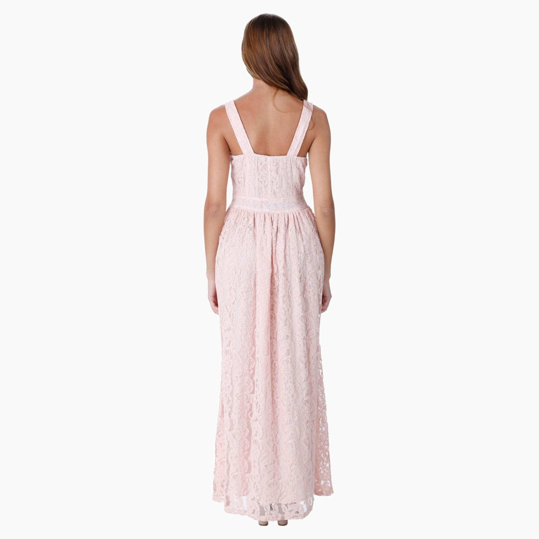 Solid Colour Maxi Dress-women-clothing-dresses-image-2