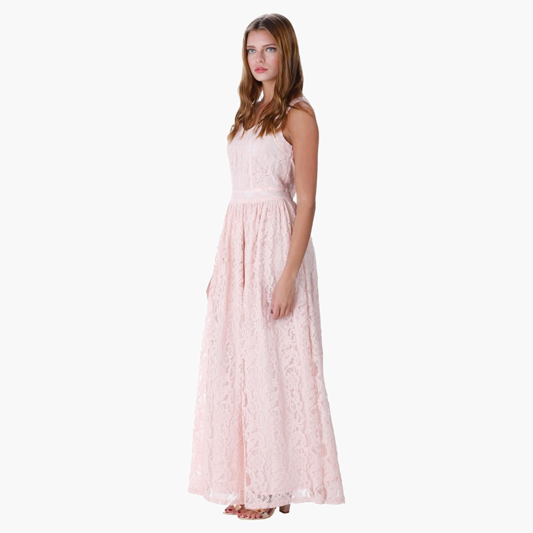 Solid Colour Maxi Dress-women-clothing-dresses-image-2