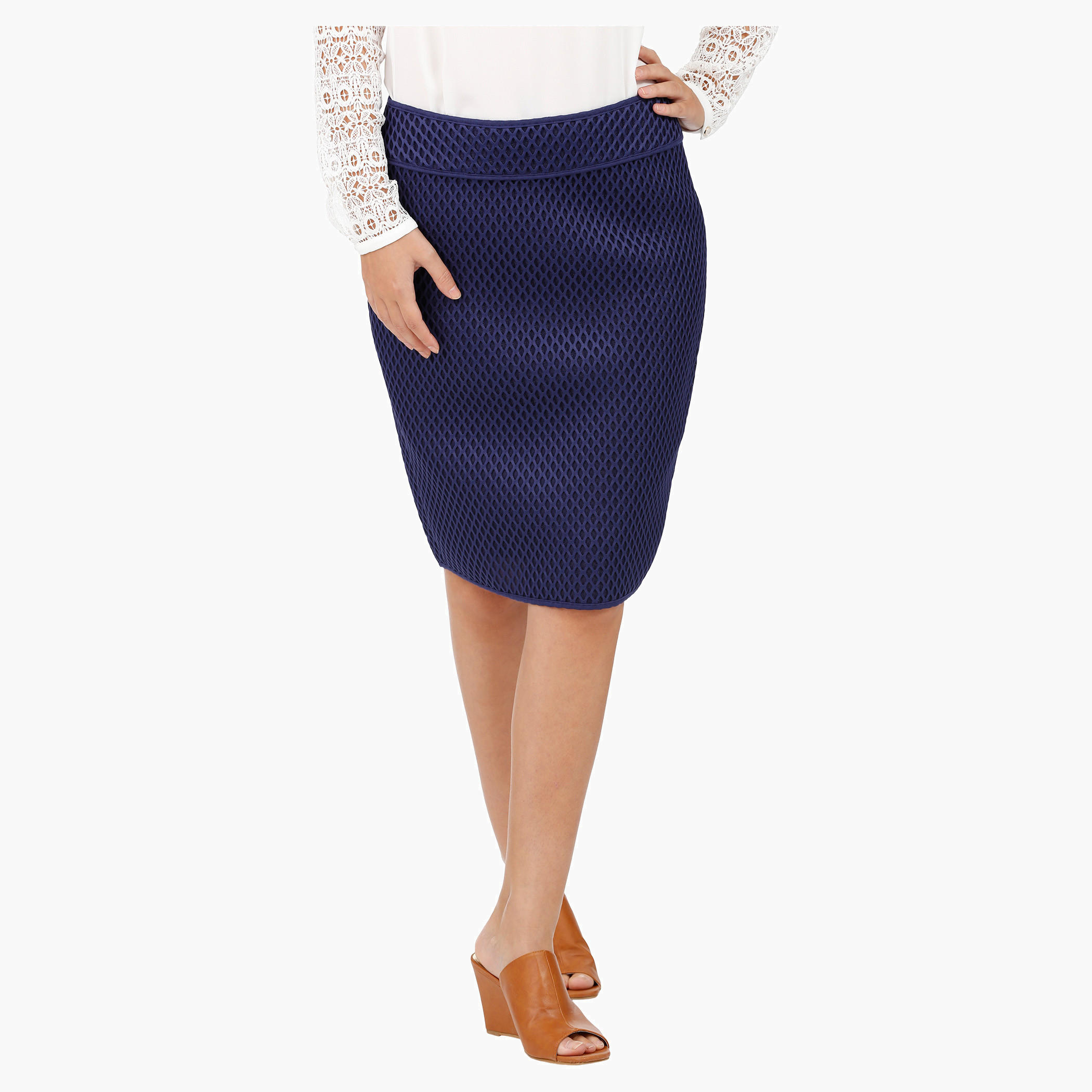 Straight Cut Short Skirt-women-clothing-bottoms-skirts-image-1