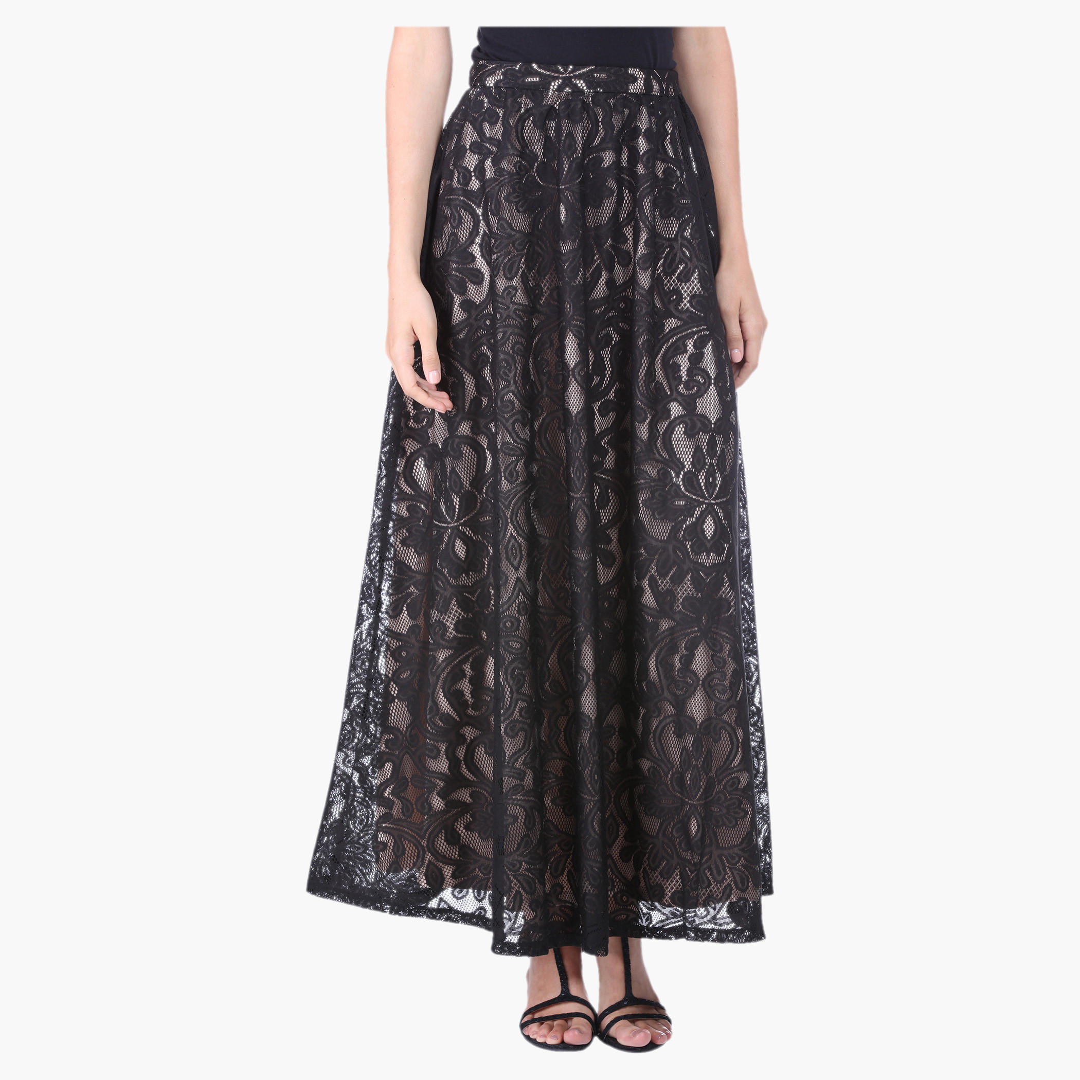 Lace Maxi Skirt-women-clothing-bottoms-skirts-image-1