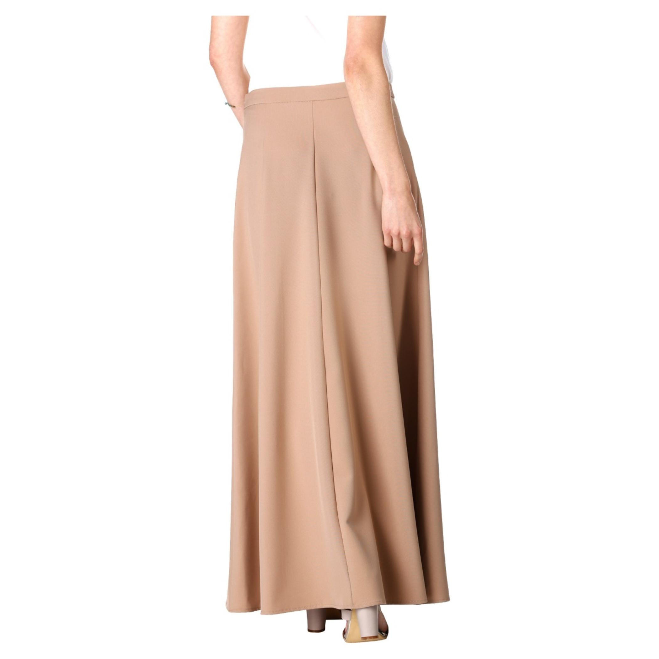 Solid Colour Maxi Skirt-women-clothing-bottoms-skirts-image-4