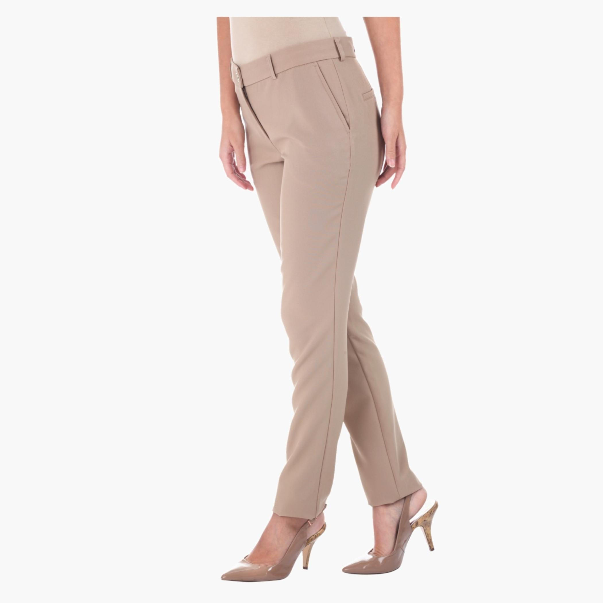 Solid Colour Pants-women-clothing-bottoms-trousers-image-3