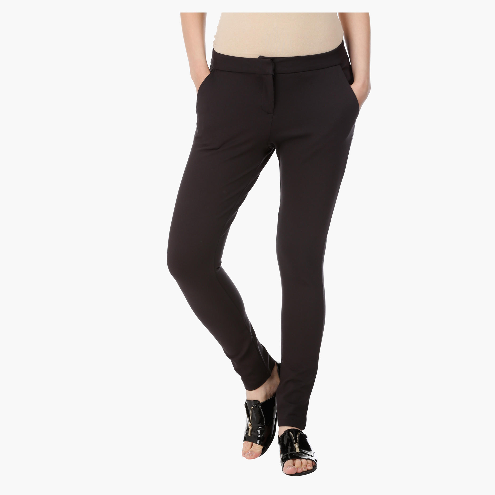 Formal Ponte Pants in Regular Fit-women-clothing-bottoms-trousers-image-1