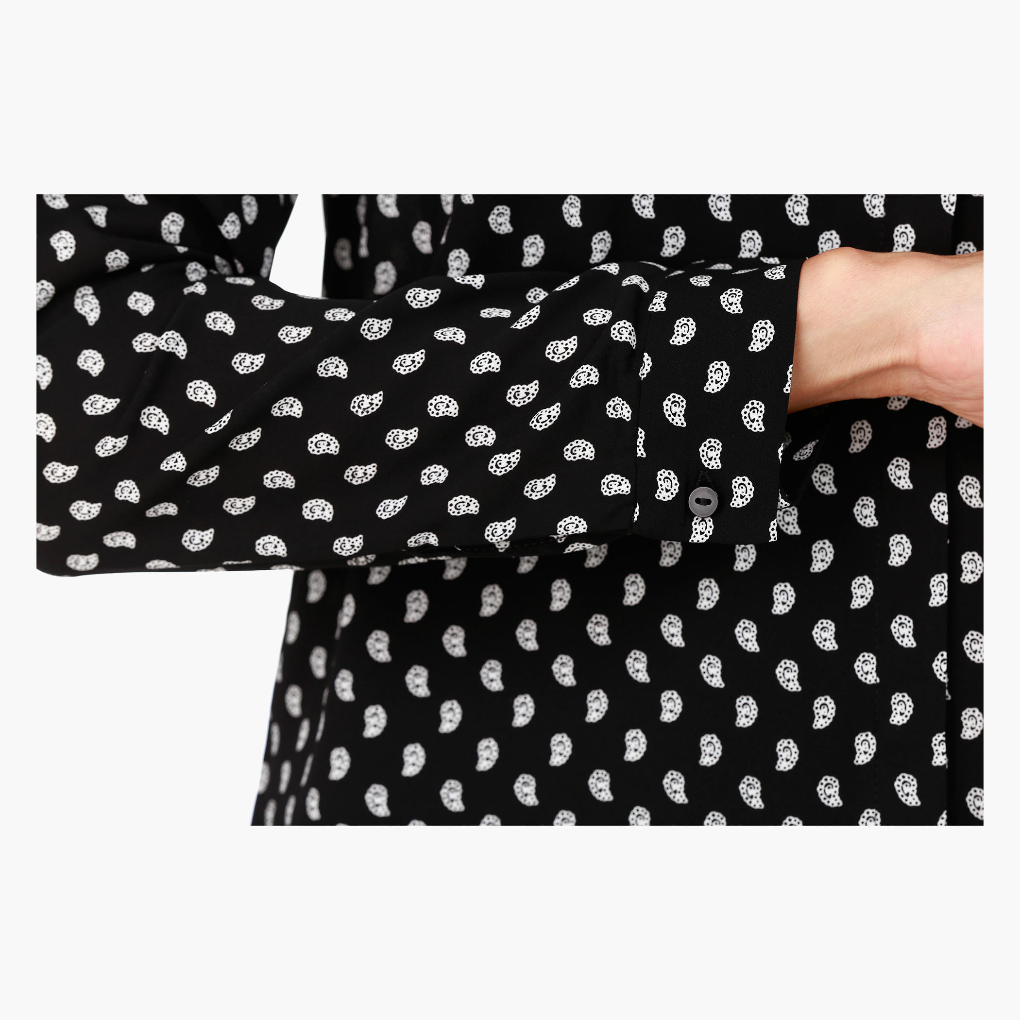 Collared Shirt with Long Sleeves and All Over Print-women-clothing-shirtsandblouses-blouses-image-4