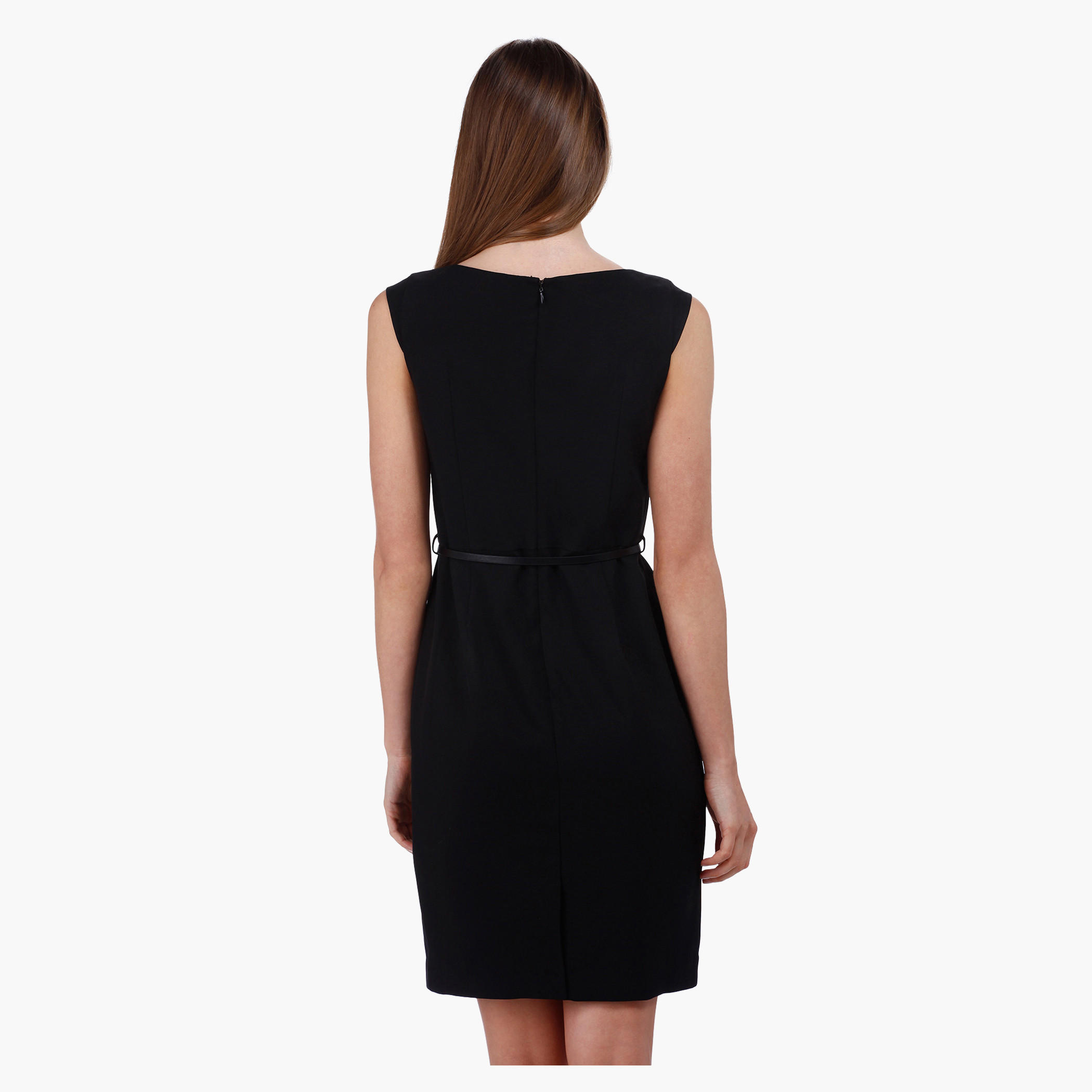 Sleeveless Dress with Boat Neck-women-clothing-dresses-image-2
