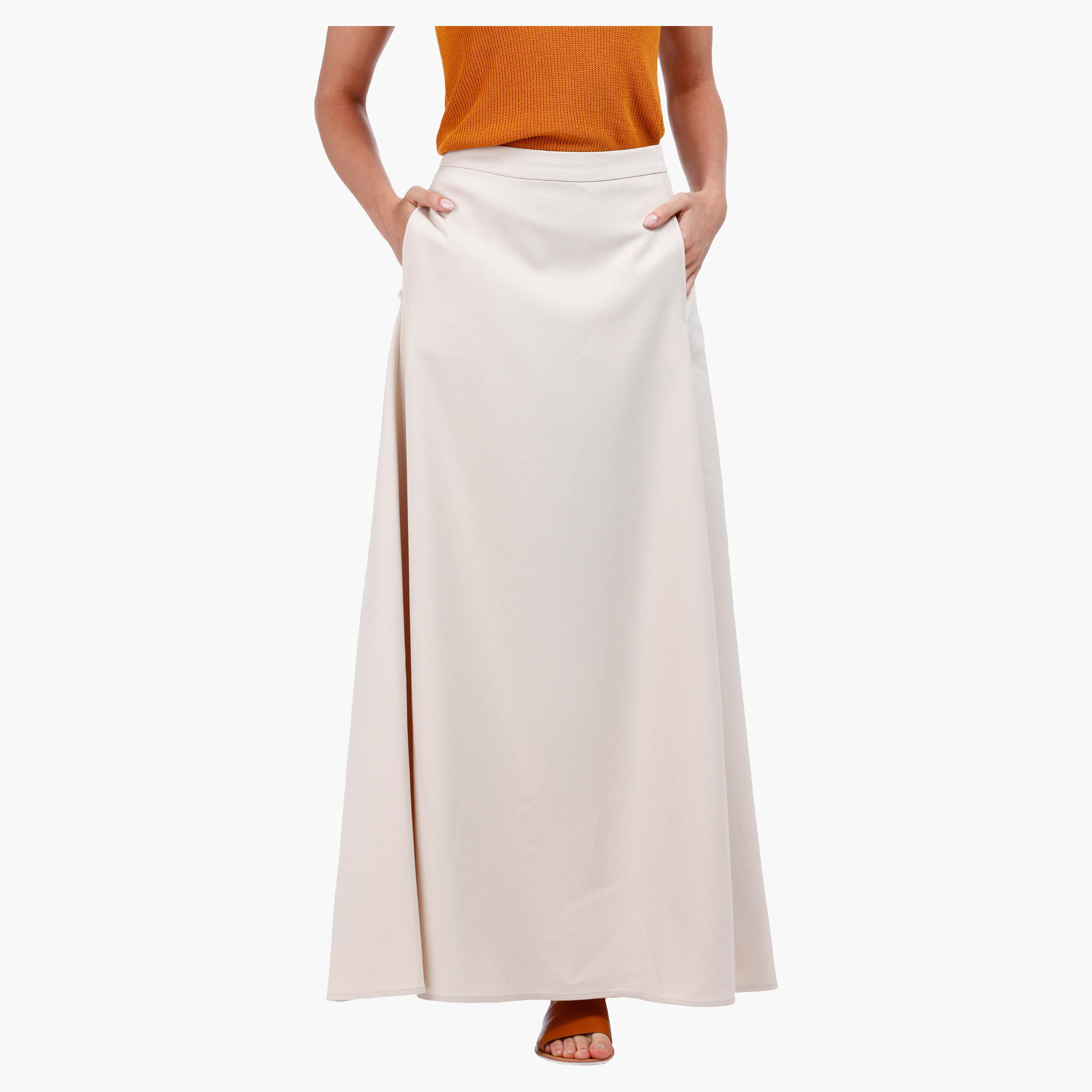 Flared Maxi Skirt in Regular Fit-women-clothing-bottoms-skirts-image-5
