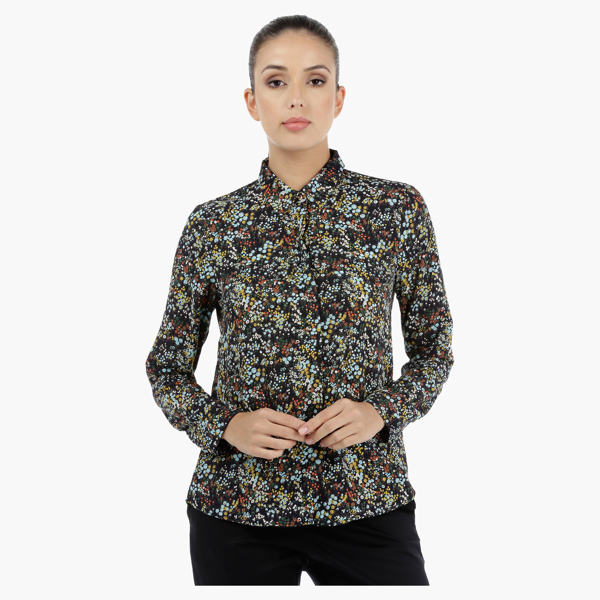 Printed Shirt with Long Sleeves-women-clothing-shirtsandblouses-blouses-image-1
