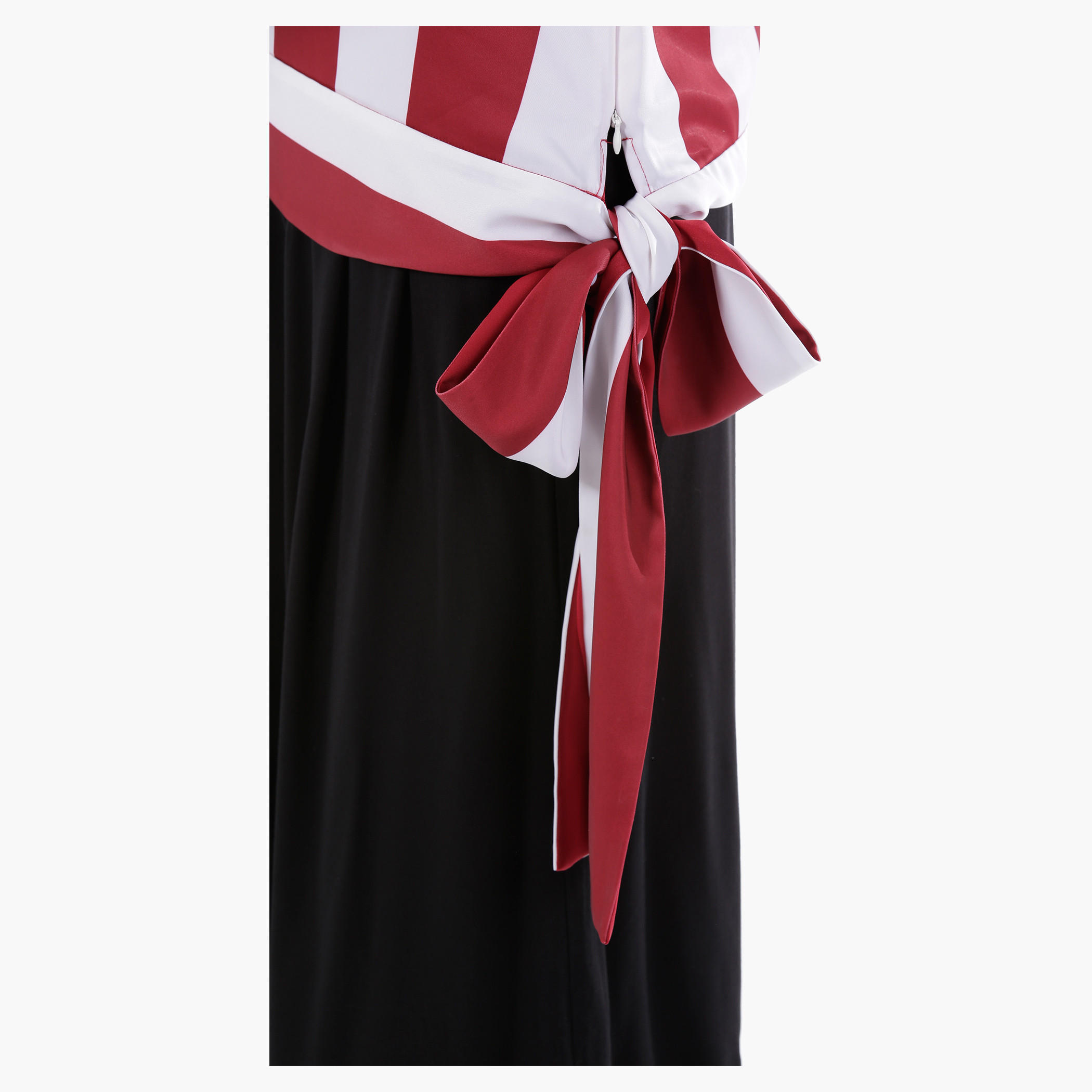 Sleeveless Asymmetric Top with Stripes and Tie Ups-women-clothing-shirtsandblouses-blouses-image-4