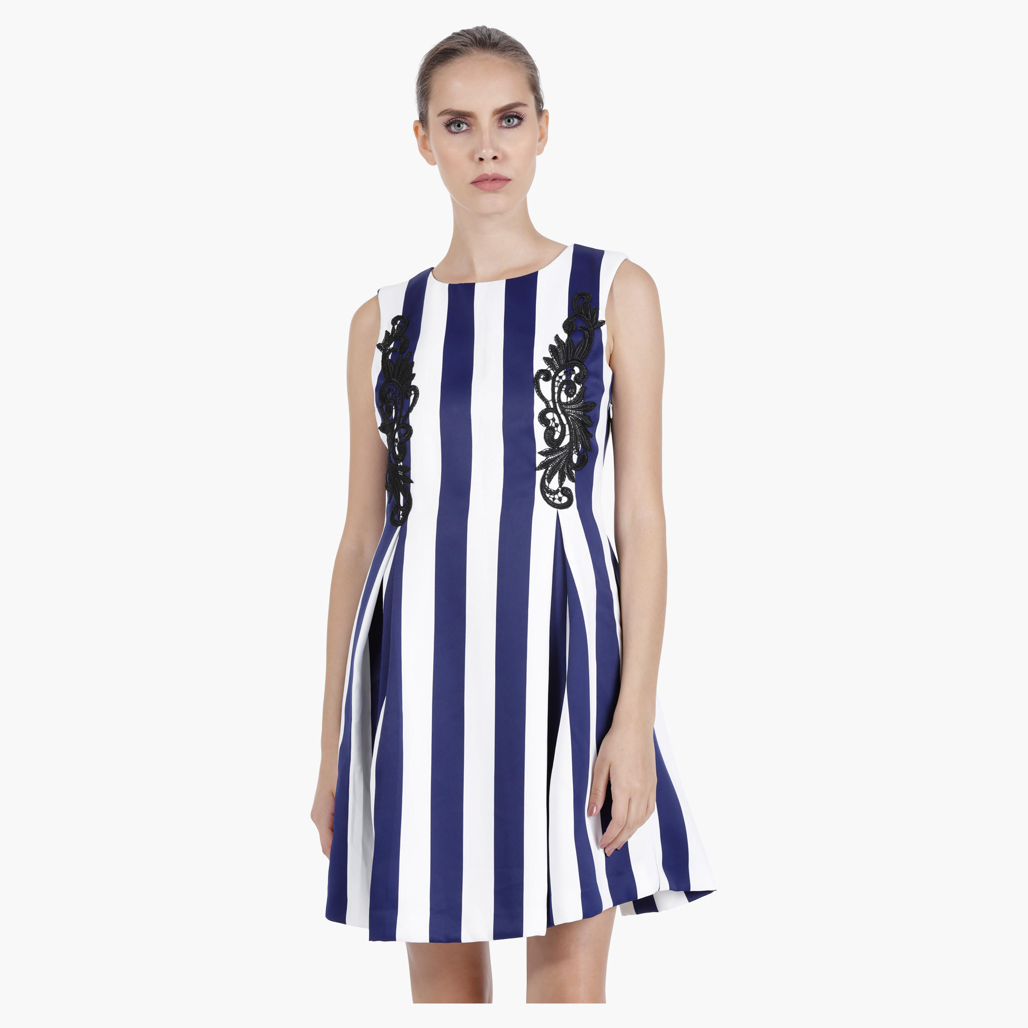 Tunic Dress with Stripes in Regular Fit-women-clothing-dresses-image-1