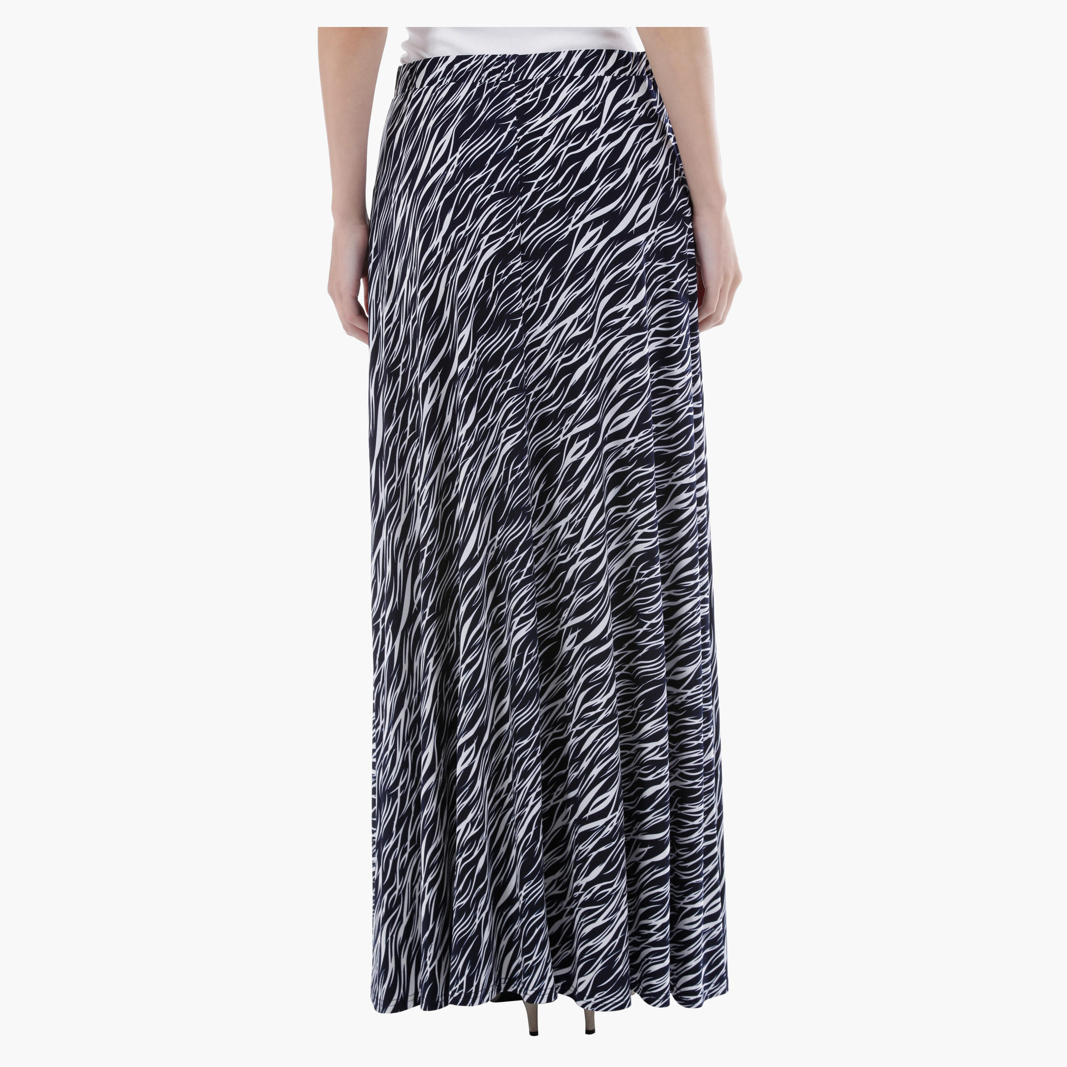 Printed A-Line Maxi Skirt in Regular Fit-women-clothing-bottoms-skirts-image-2
