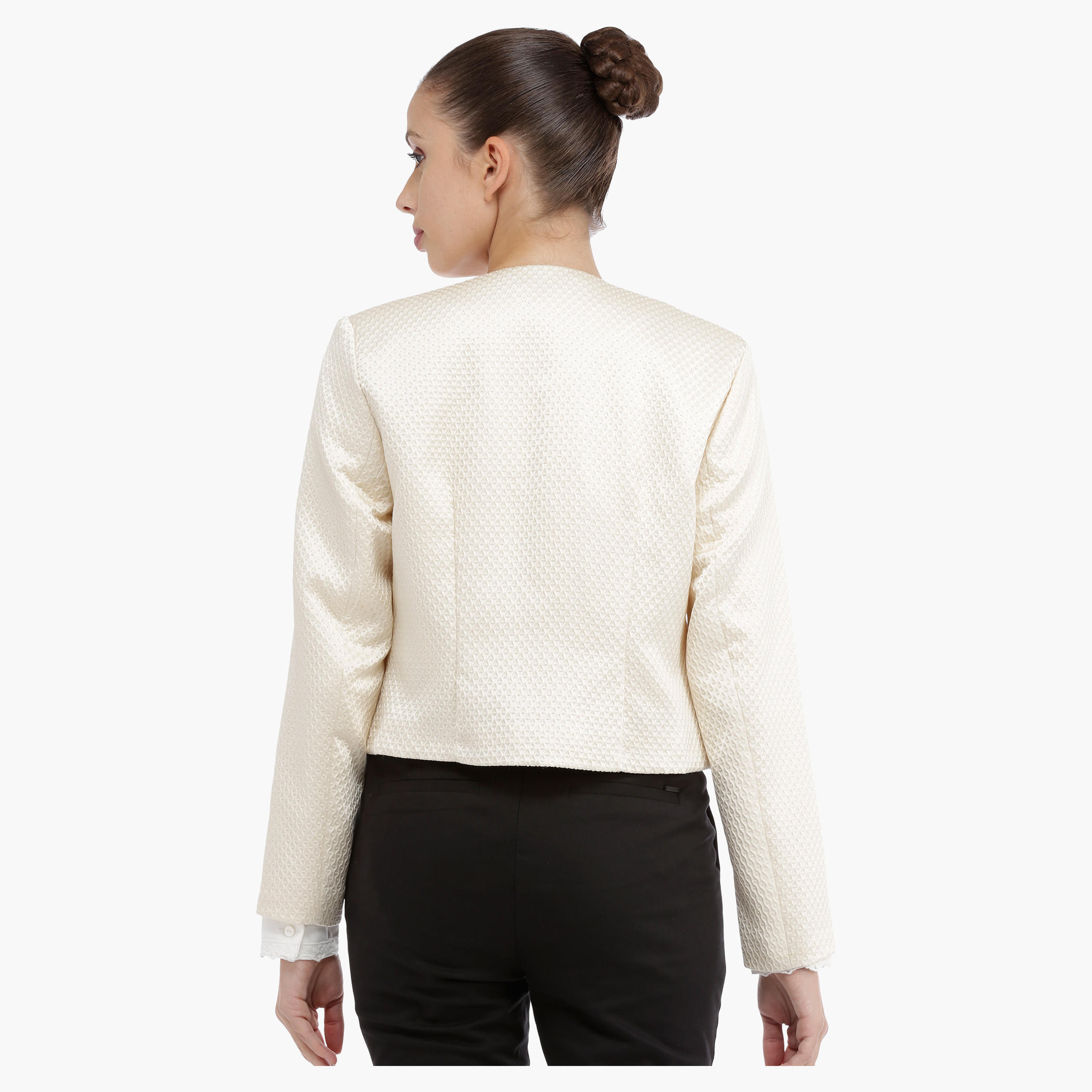 Textured Blazer with Long Sleeves-women-clothing-coatsandjackets-blazers-image-2