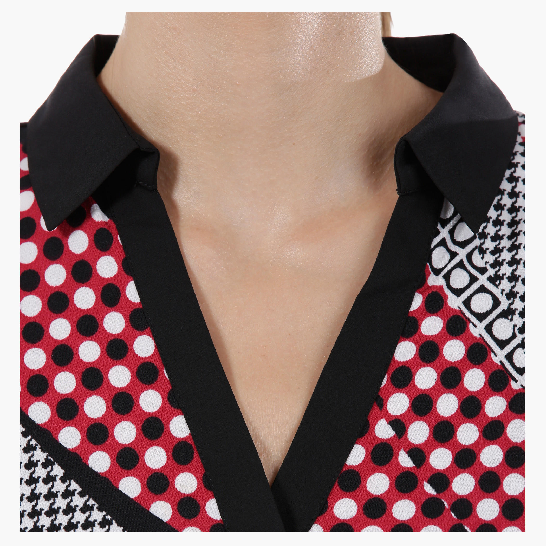Printed Shirt with Full Sleeves and Collar Neck in Regular Fit-women-clothing-shirtsandblouses-blouses-image-4