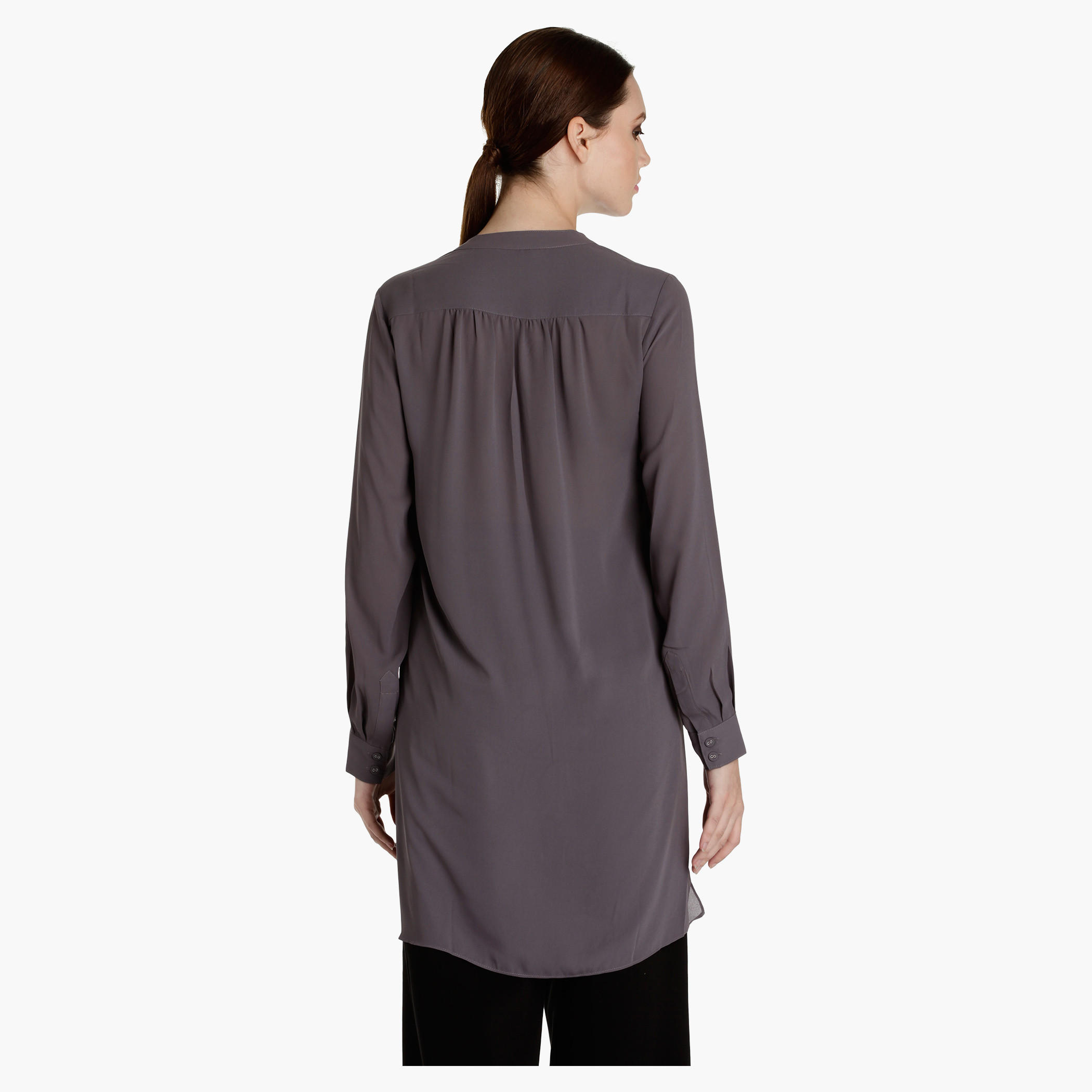Long Sleeves Wrap Top with High Low Hem-women-clothing-shirtsandblouses-blouses-image-2