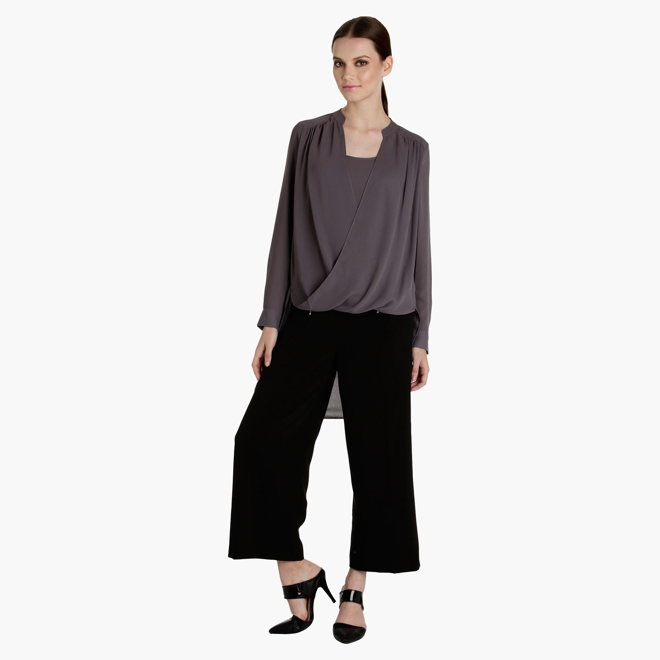 Long Sleeves Wrap Top with High Low Hem-women-clothing-shirtsandblouses-blouses-image-5