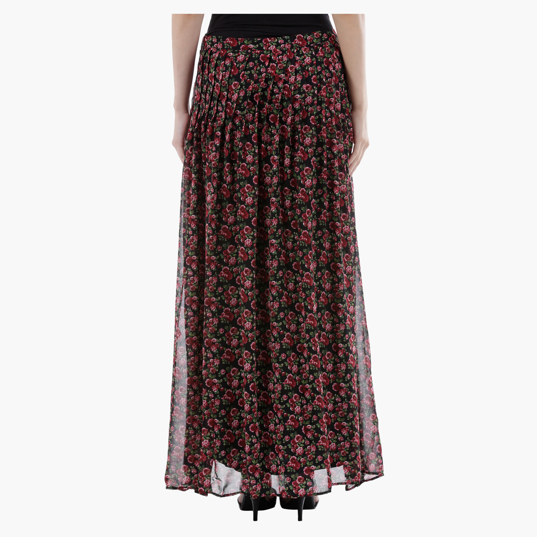 Floral Print Maxi Skirt in Regular Fit-women-clothing-bottoms-skirts-image-4