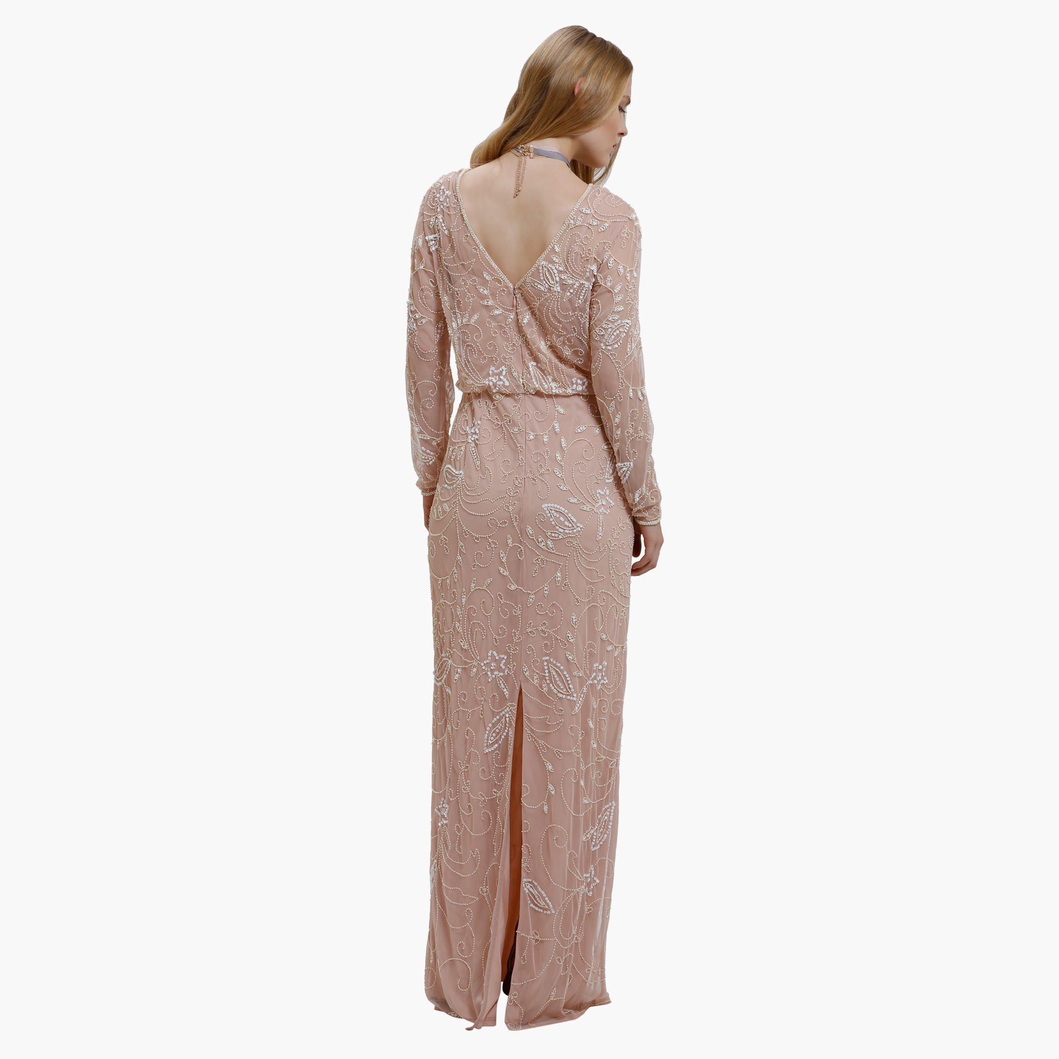 Embellished Long Sleeves Maxi Dress-women-clothing-dresses-image-2