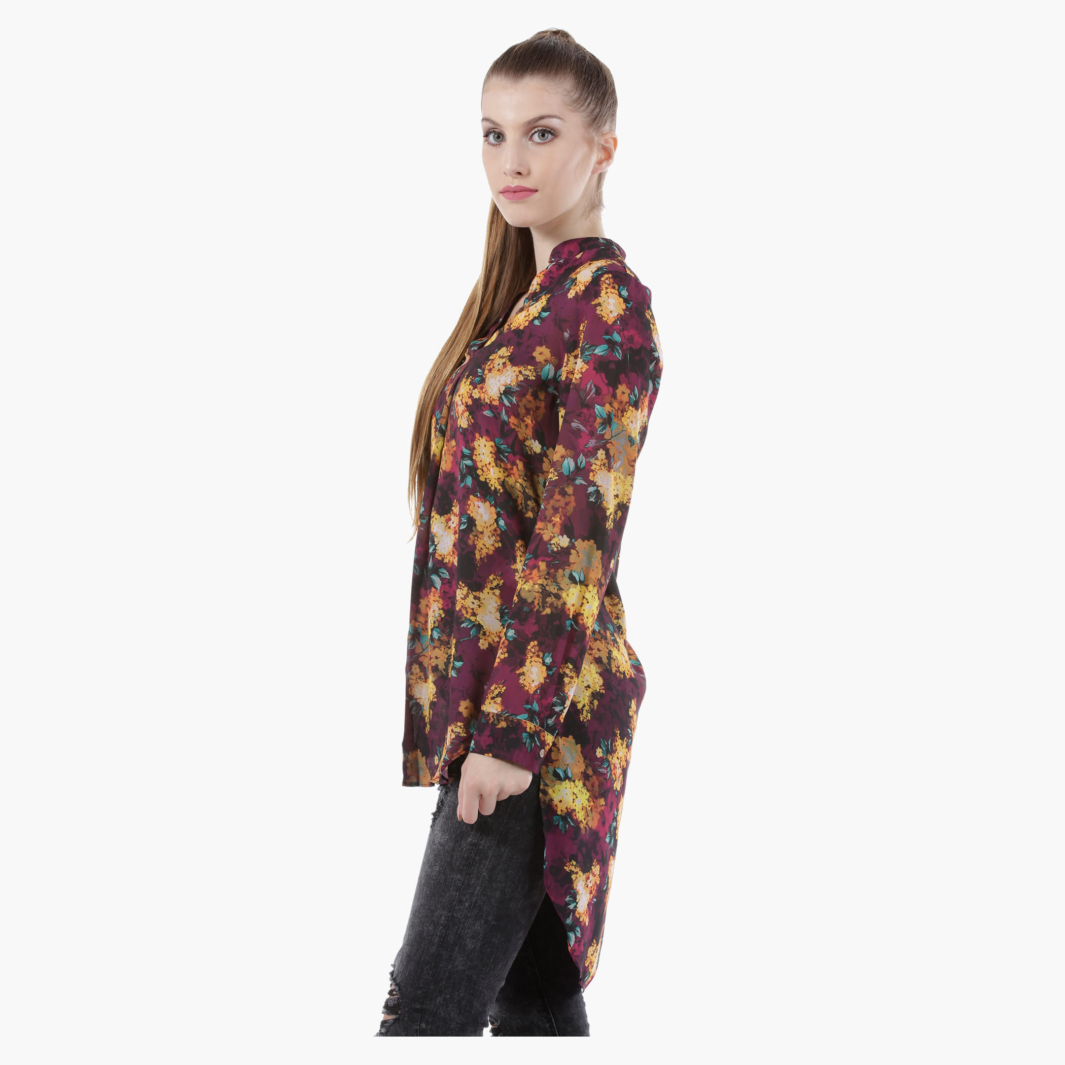 Printed Blouse in Regular Fit-women-clothing-shirtsandblouses-blouses-image-3