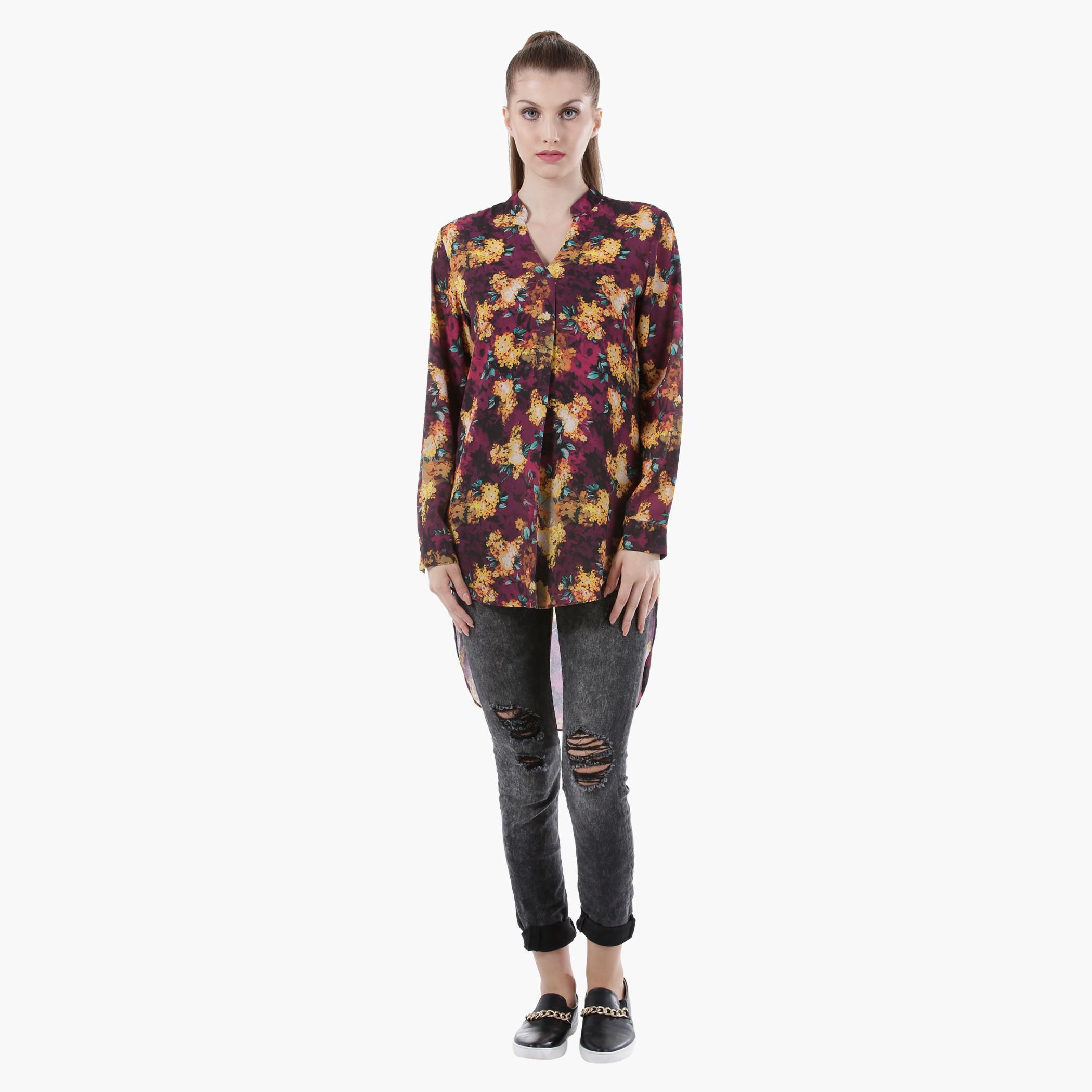 Printed Blouse in Regular Fit-women-clothing-shirtsandblouses-blouses-image-5