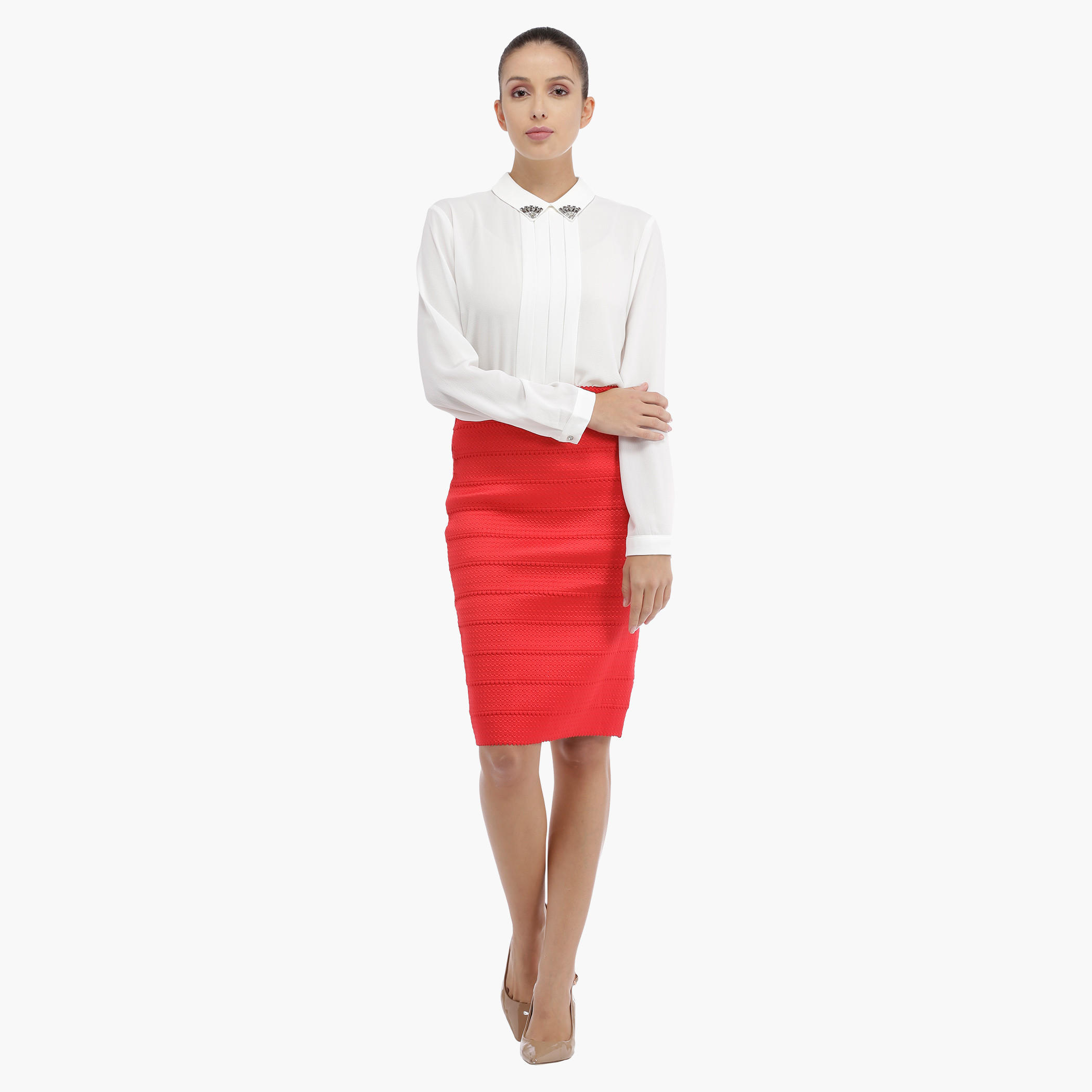 Long Sleeves Shirt with Embellished Collar-women-clothing-shirtsandblouses-blouses-image-1