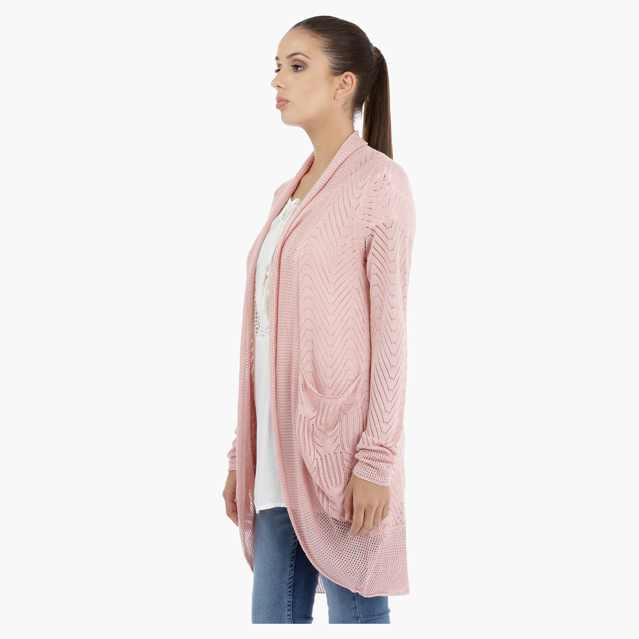 Long Lace Shrug with Long Sleeves-women-winterwear-cardigansandjumpers-cardigans-image-3