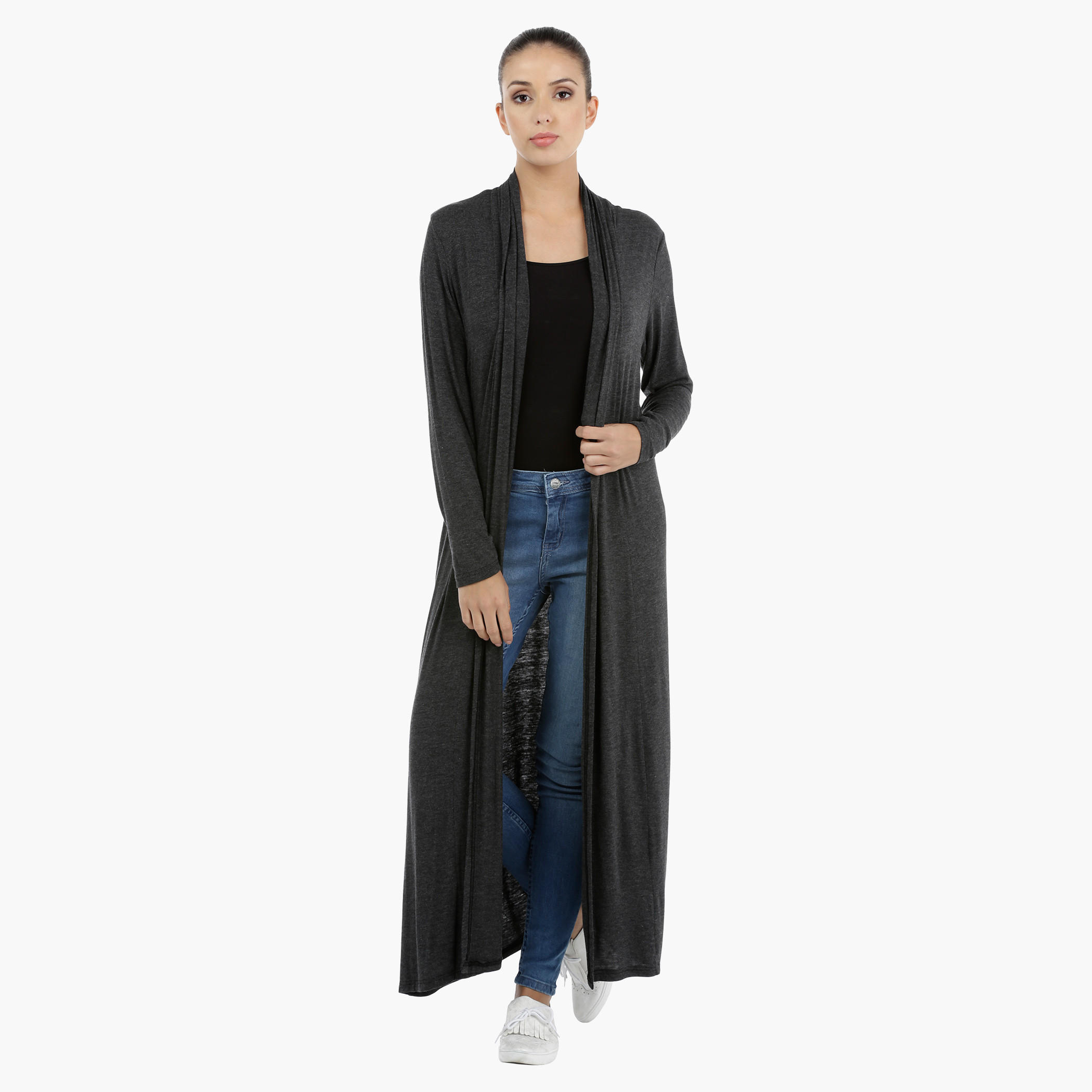Long Shrug with Long Sleeves-women-winterwear-cardigansandjumpers-cardigans-image-1