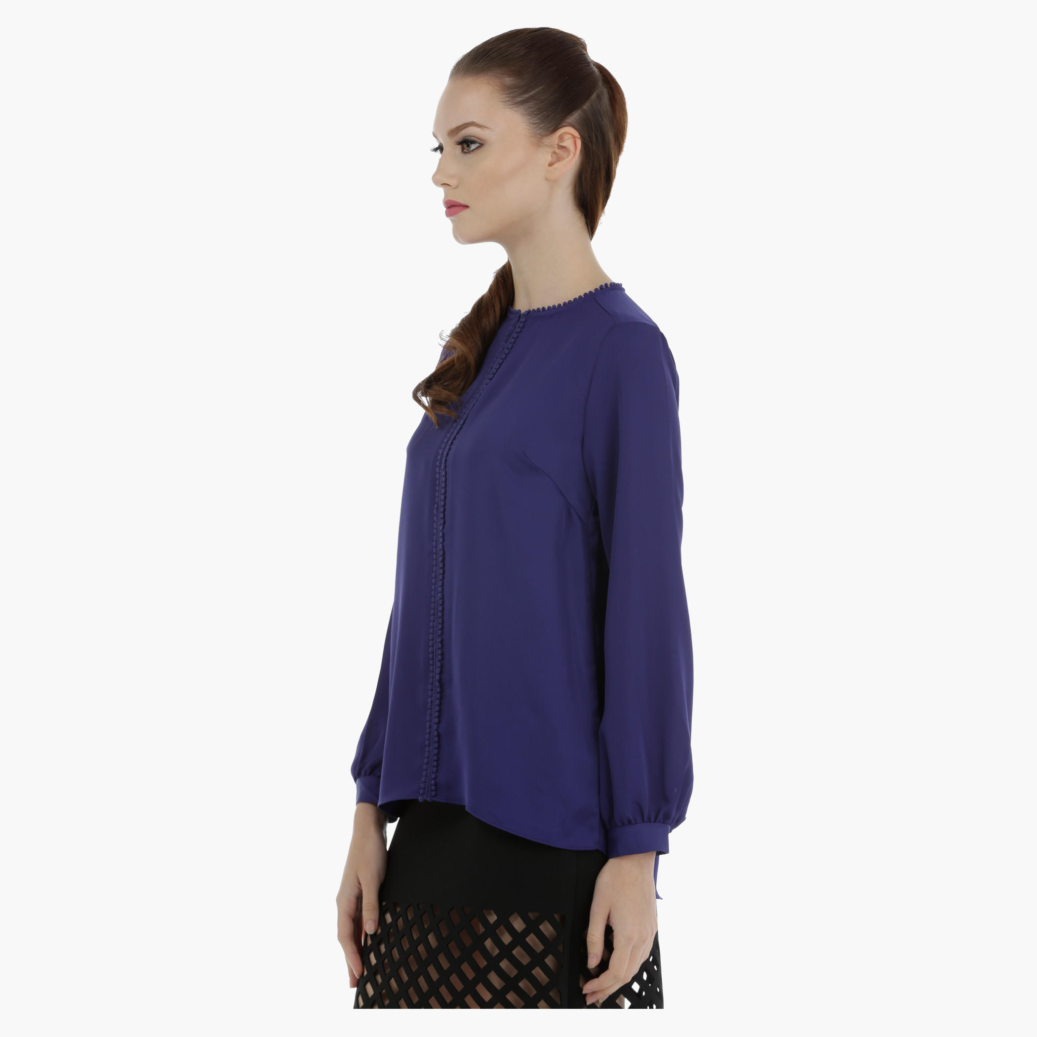 V-Neck Blouse with Lace Detailing-women-clothing-shirtsandblouses-blouses-image-3