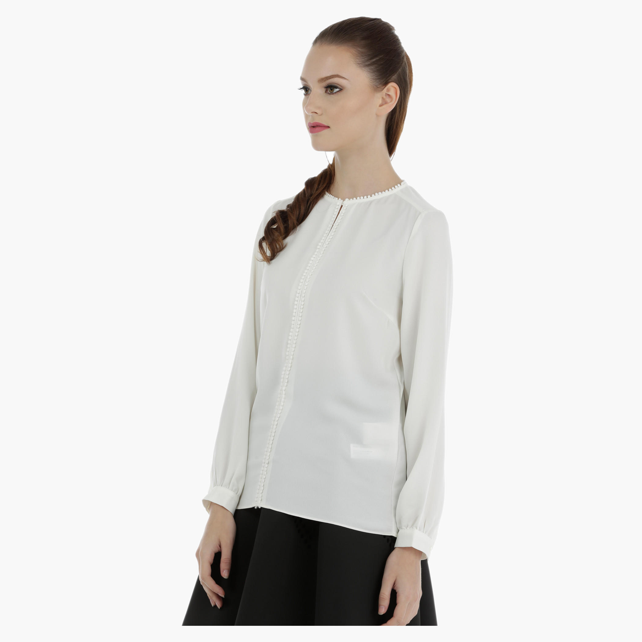 V-Neck Blouse with Lace Detailing-women-clothing-shirtsandblouses-blouses-image-8