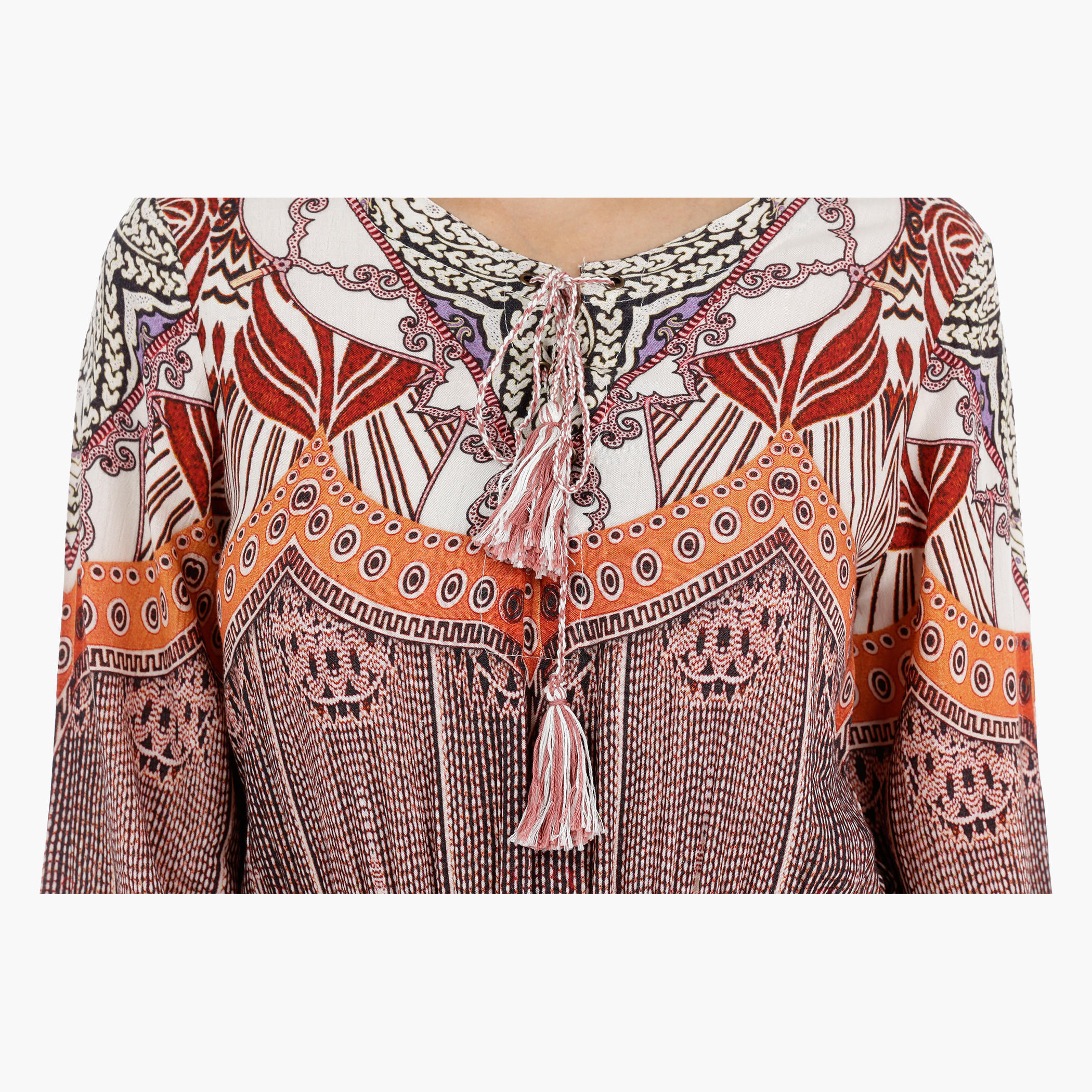 Printed Maxi Dress with Long Sleeves-women-clothing-dresses-image-4