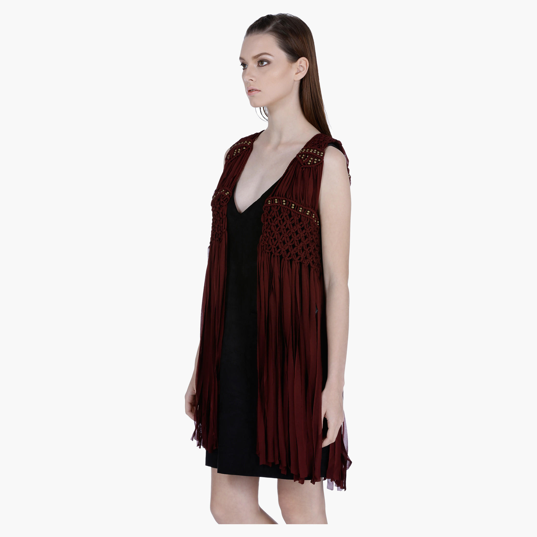 Sleeveless Embroidered Shrug-women-winterwear-cardigansandjumpers-cardigans-image-3