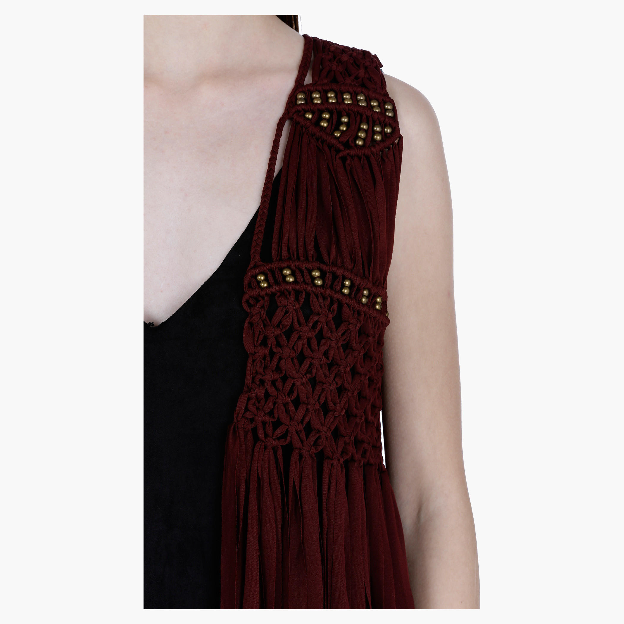 Sleeveless Embroidered Shrug-women-winterwear-cardigansandjumpers-cardigans-image-4