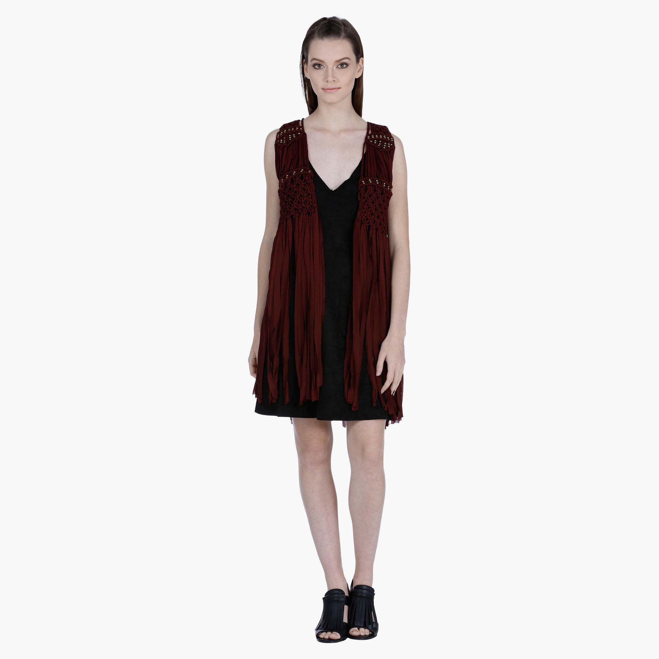 Sleeveless Embroidered Shrug-women-winterwear-cardigansandjumpers-cardigans-image-5