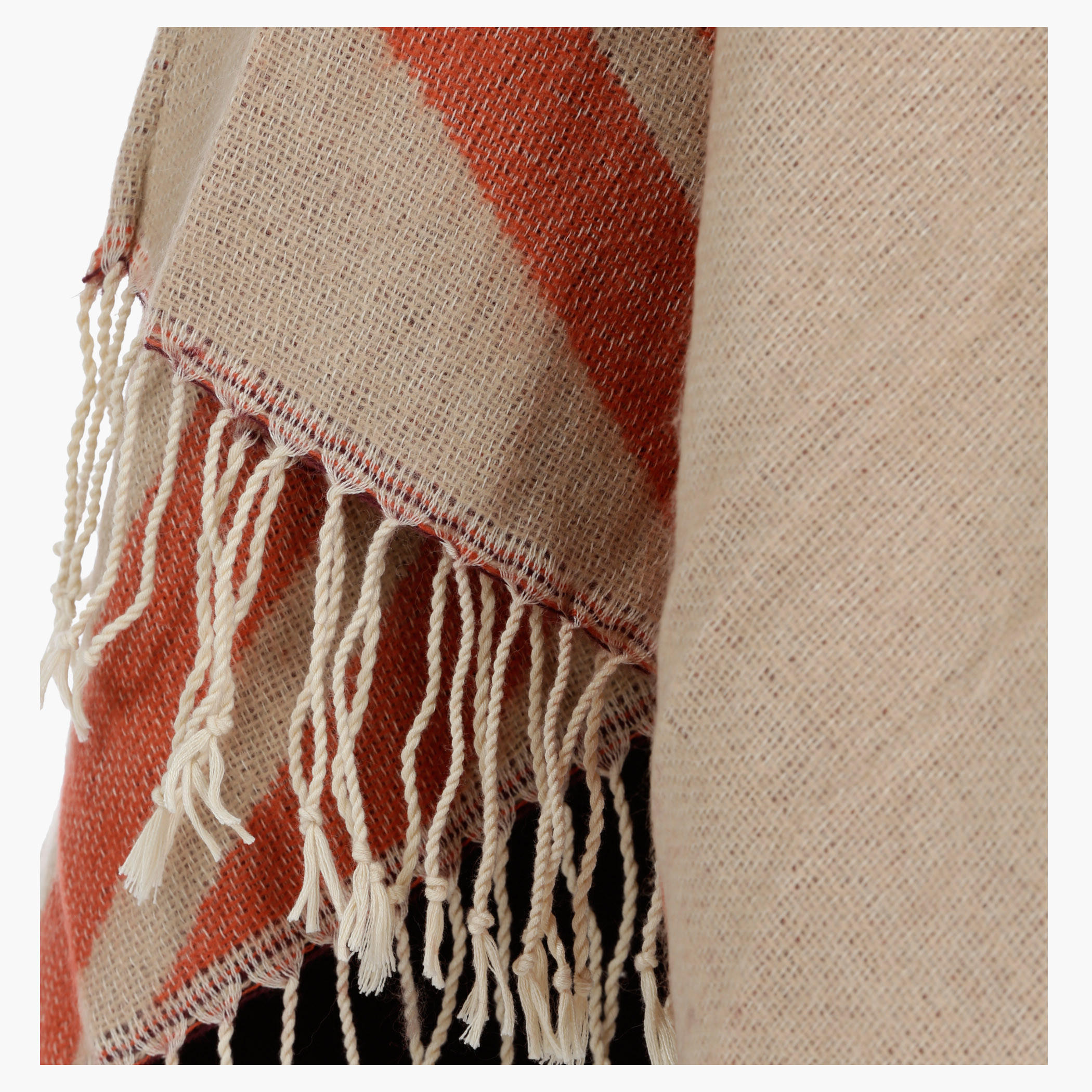 Printed Cape with Fringe Trims-women-winterwear-cardigansandjumpers-cardigans-image-4