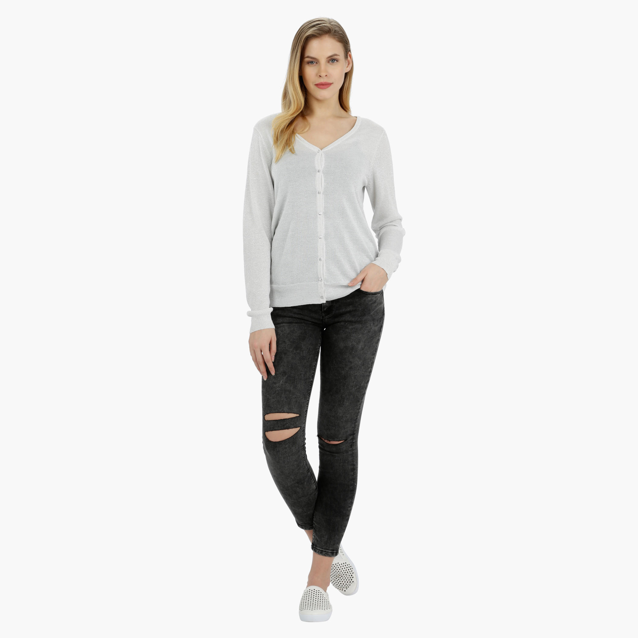 Long Sleeves Cardigan-women-winterwear-cardigansandjumpers-cardigans-image-1
