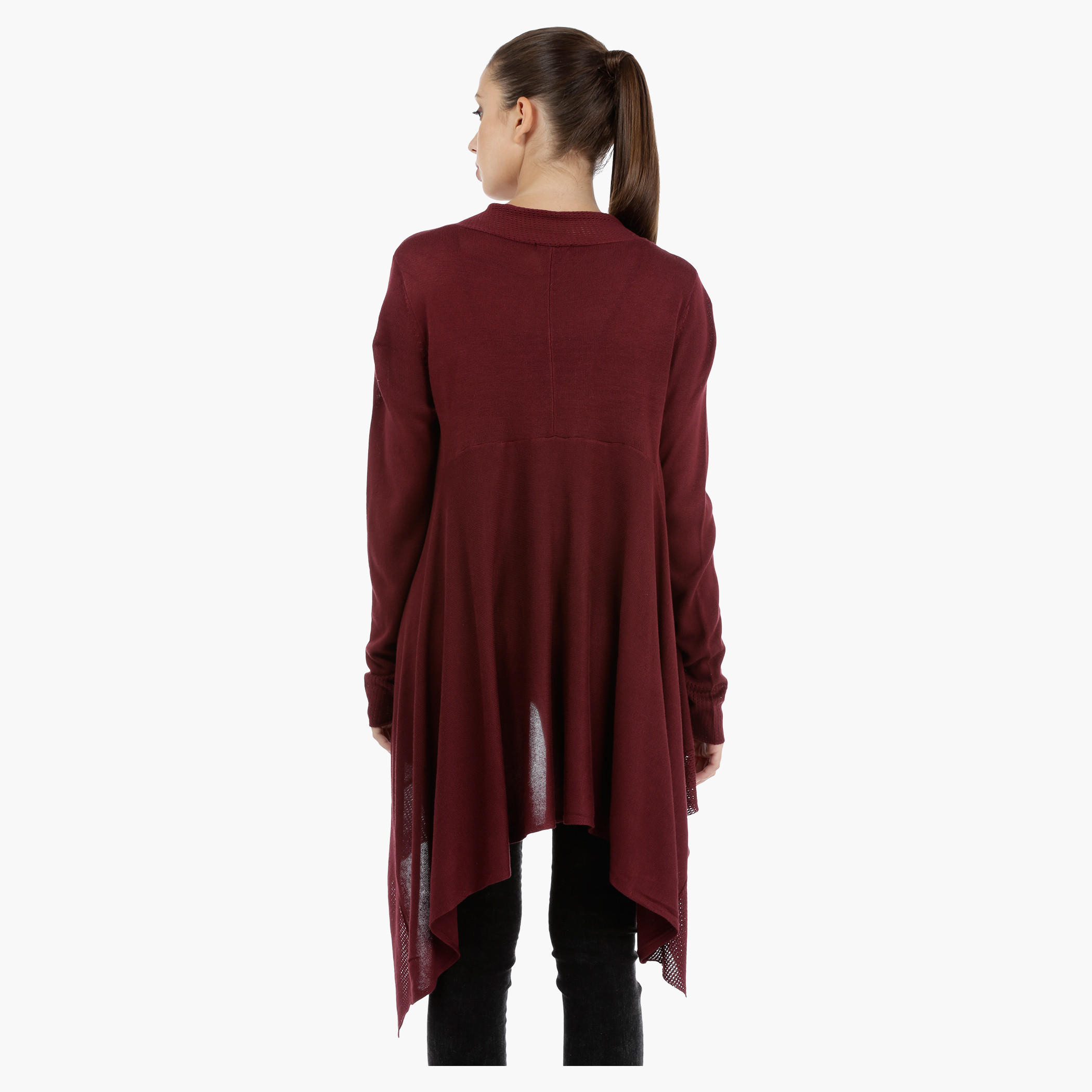 Waterfall Shrug with Long Sleeves-women-winterwear-cardigansandjumpers-cardigans-image-2