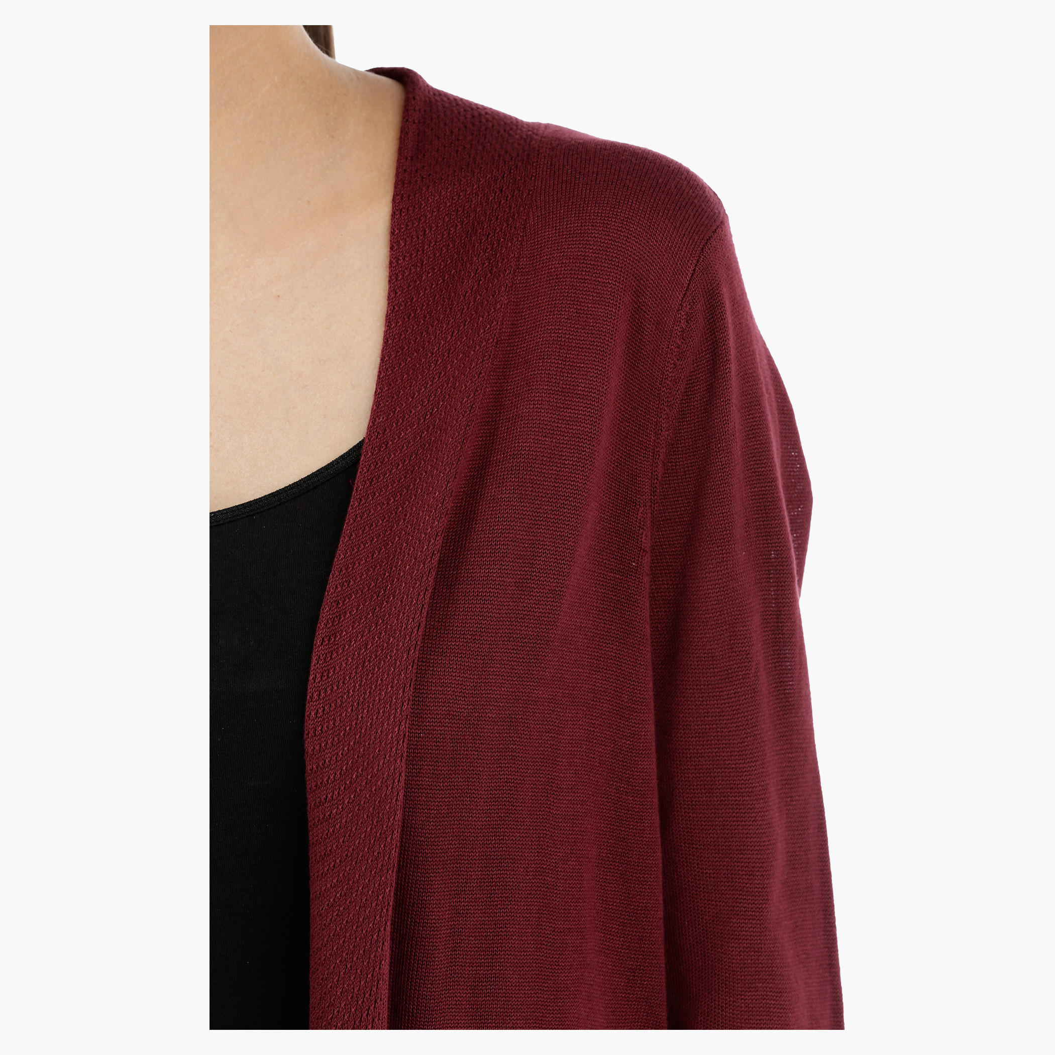 Waterfall Shrug with Long Sleeves-women-winterwear-cardigansandjumpers-cardigans-image-4