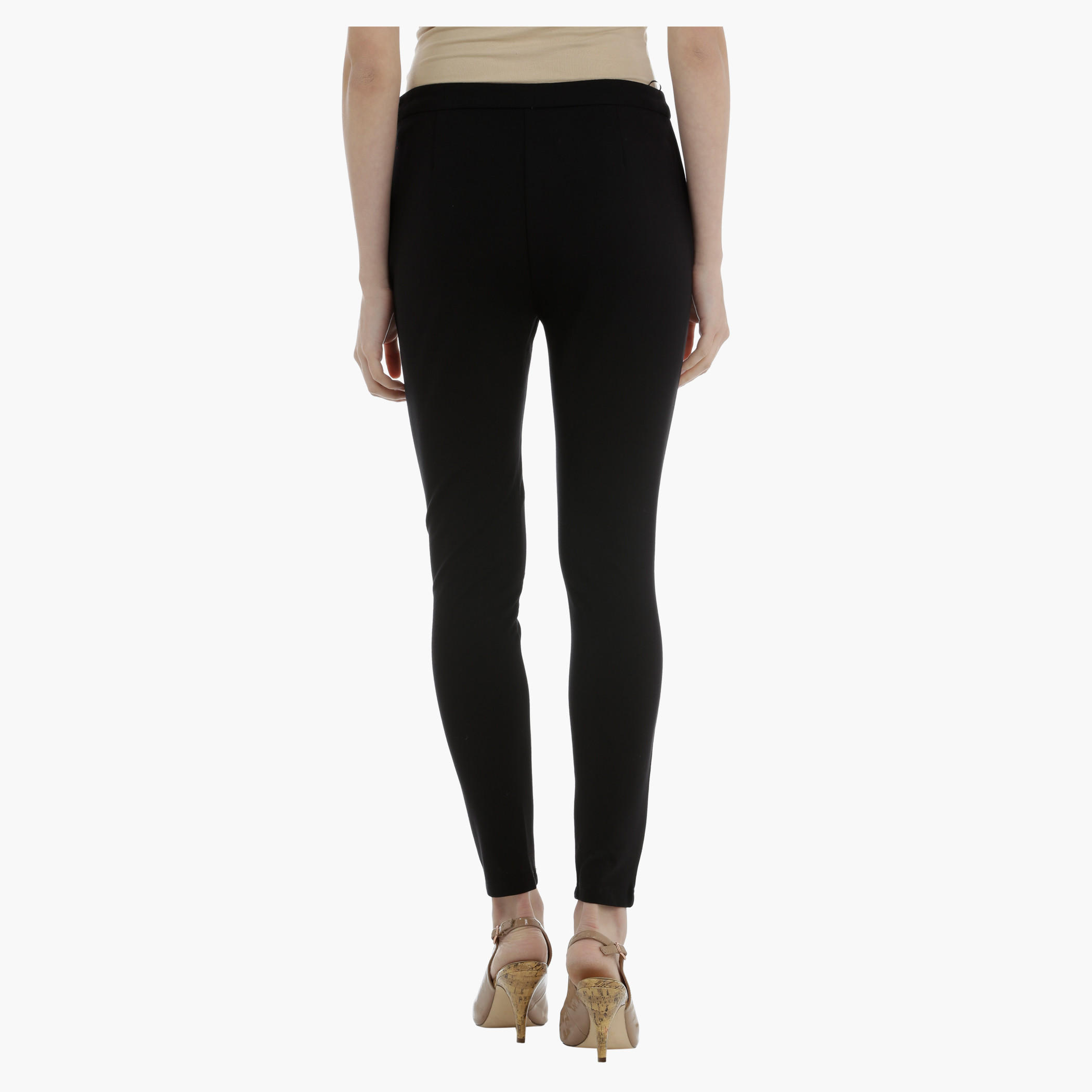 Full Length Leggings with Elasticised Waistband-women-clothing-bottoms-trousers-image-2