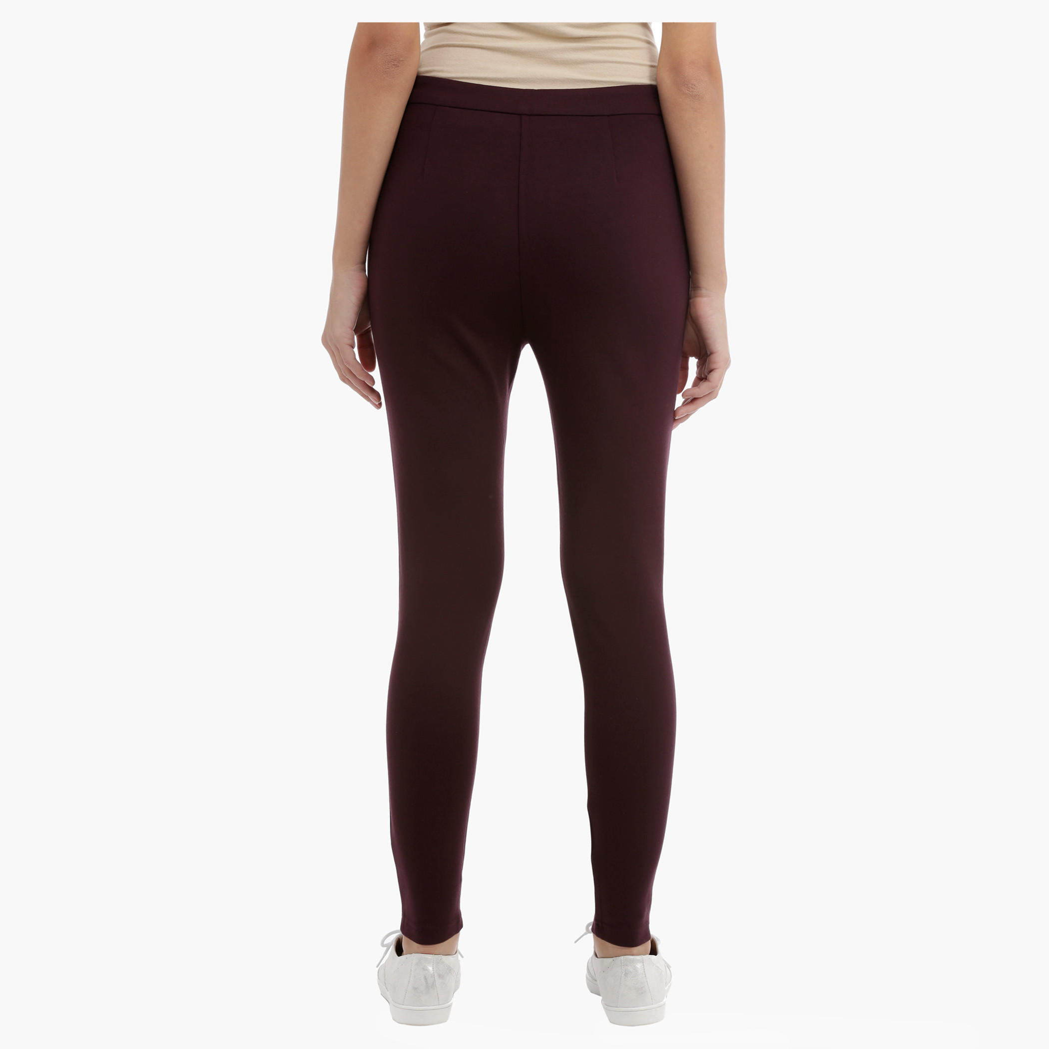 Full Length Leggings with Elastic Waistband-women-clothing-bottoms-leggings-image-2