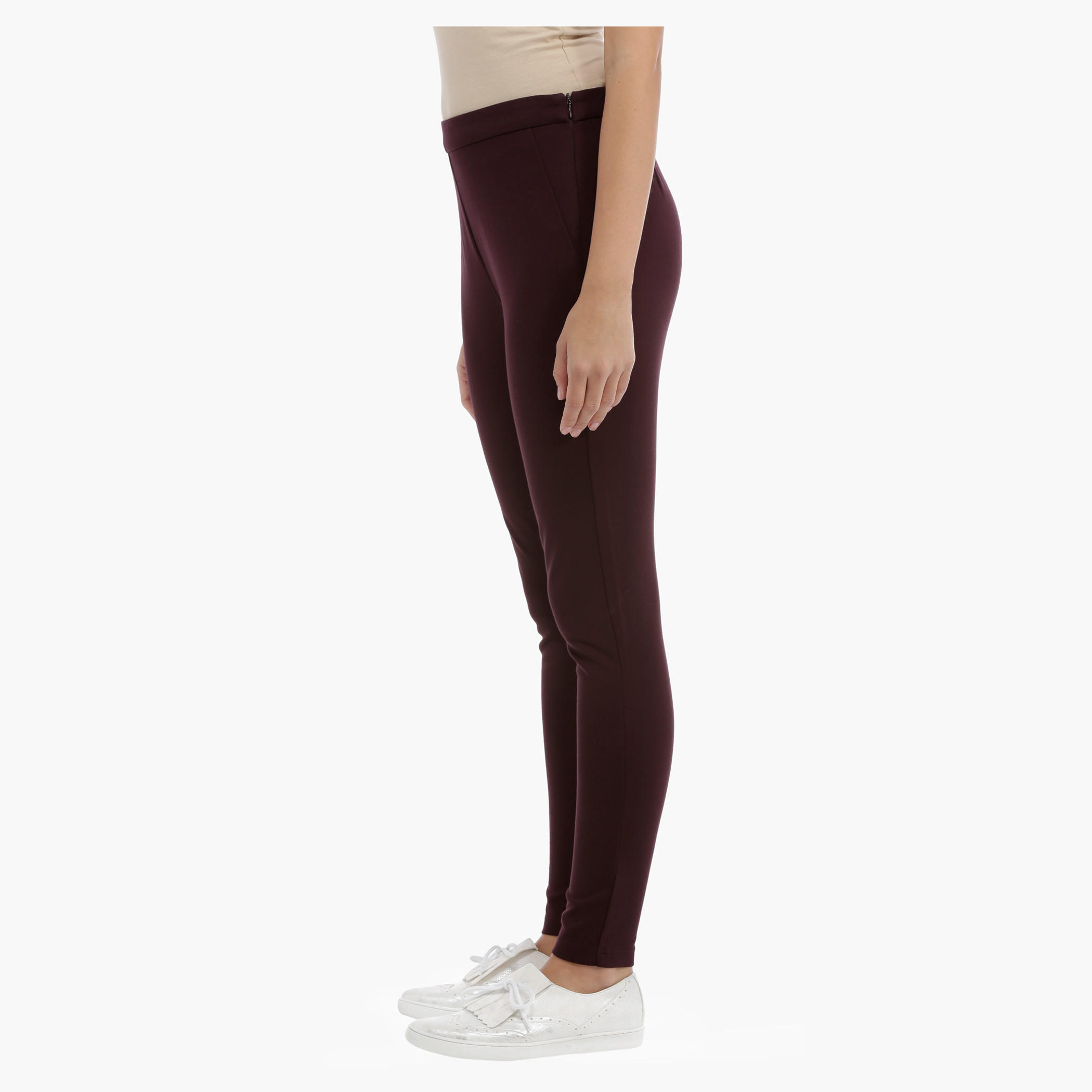 Full Length Leggings with Elastic Waistband-women-clothing-bottoms-leggings-image-3