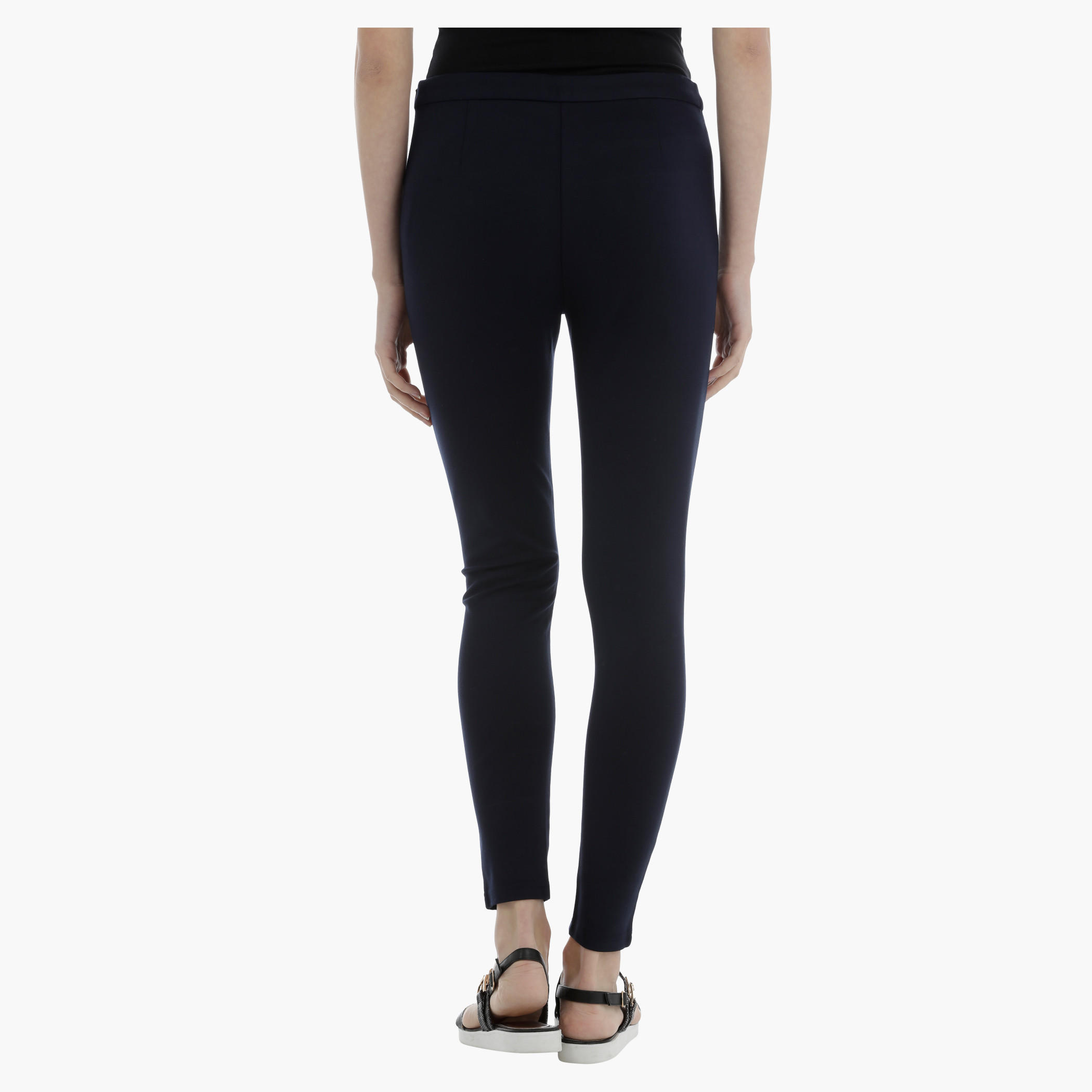Full Length Leggings with Elasticised Waistband-women-clothing-bottoms-leggings-image-2
