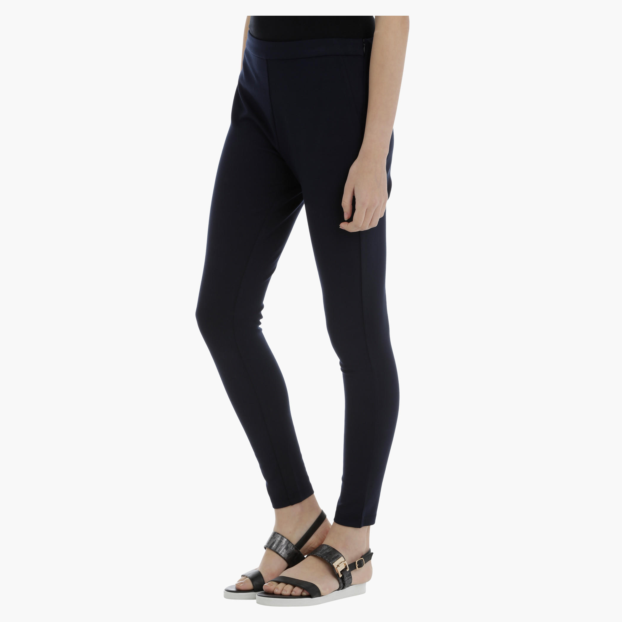 Full Length Leggings with Elasticised Waistband-women-clothing-bottoms-leggings-image-3