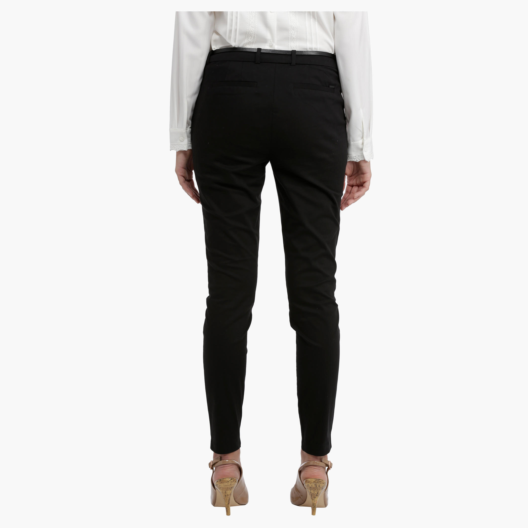 Skinny Fit Full Length Pants-women-clothing-bottoms-trousers-image-2