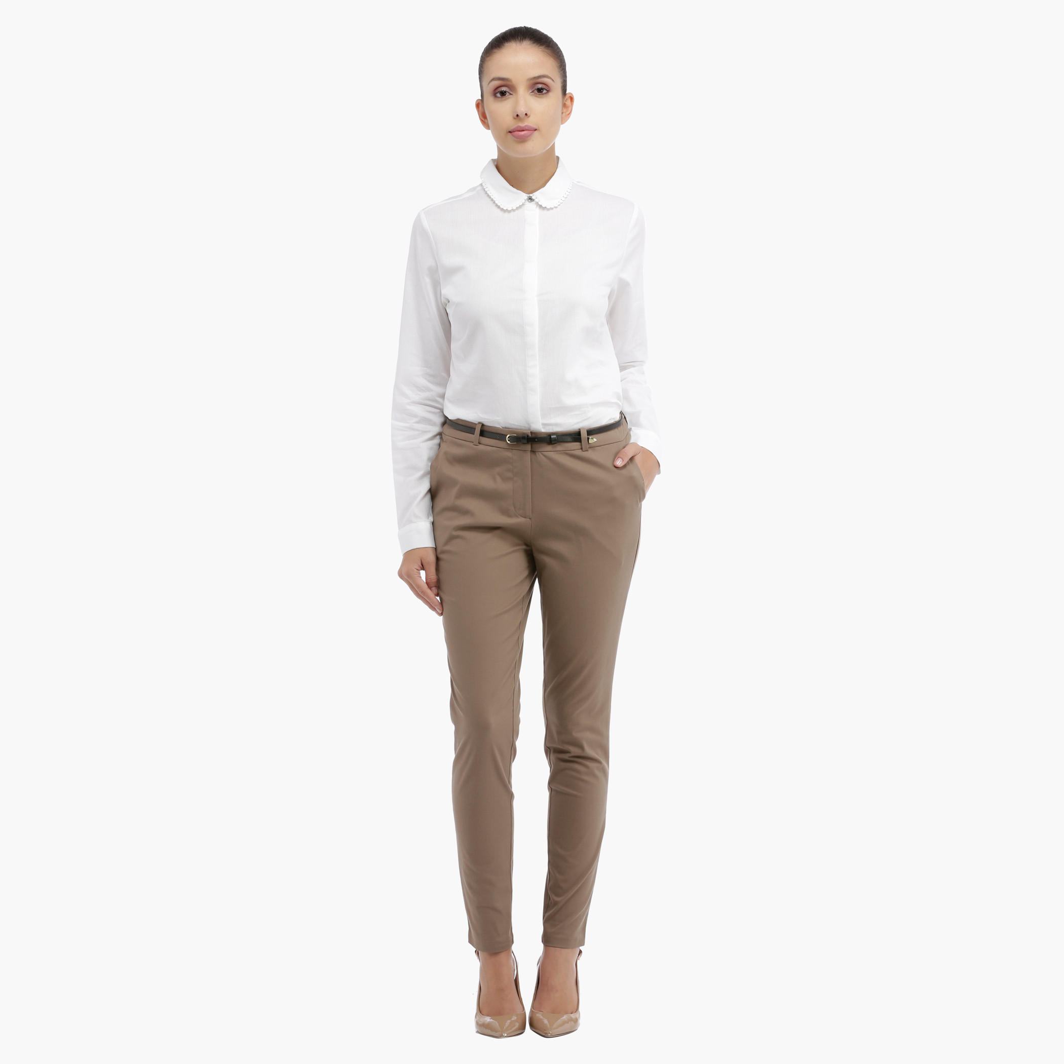Skinny Fit Full Length Pants-women-clothing-bottoms-trousers-image-10