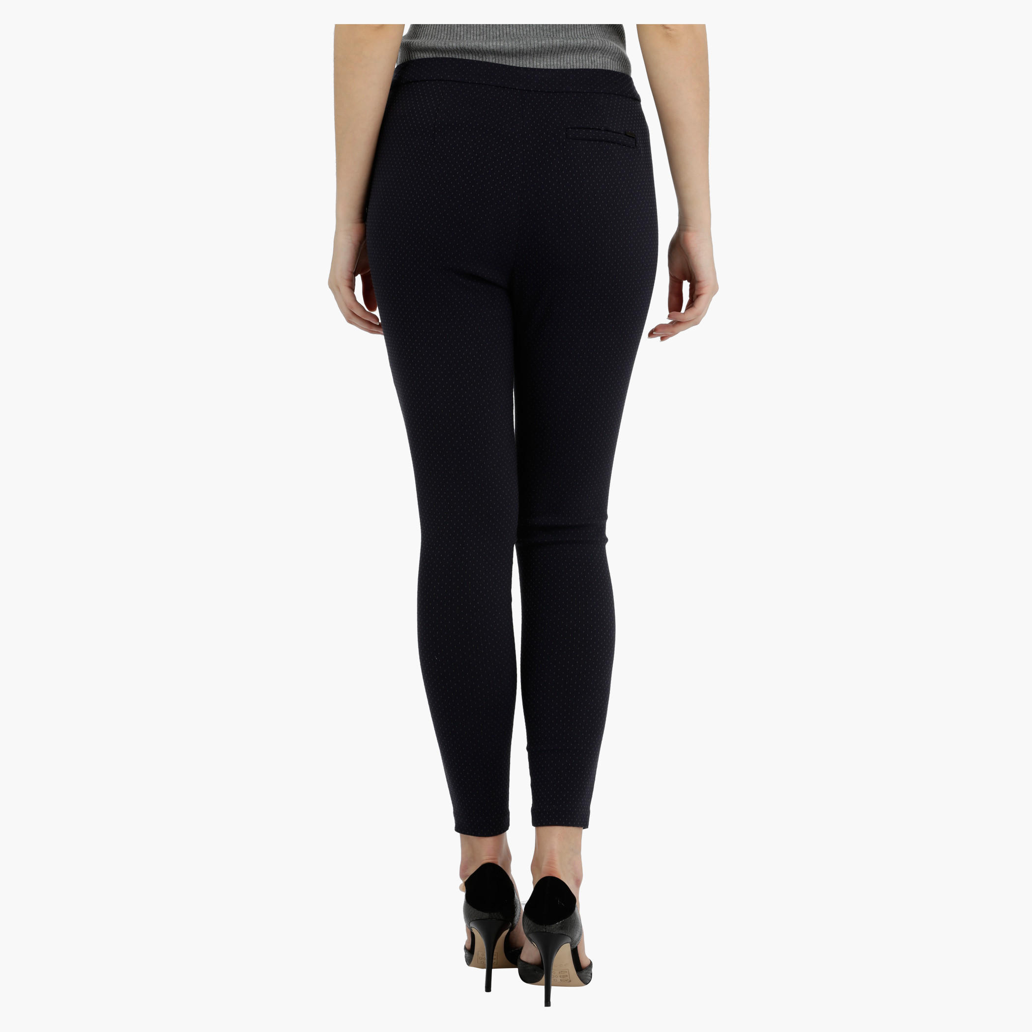 Textured Pants in Slim Fit-women-clothing-bottoms-trousers-image-2