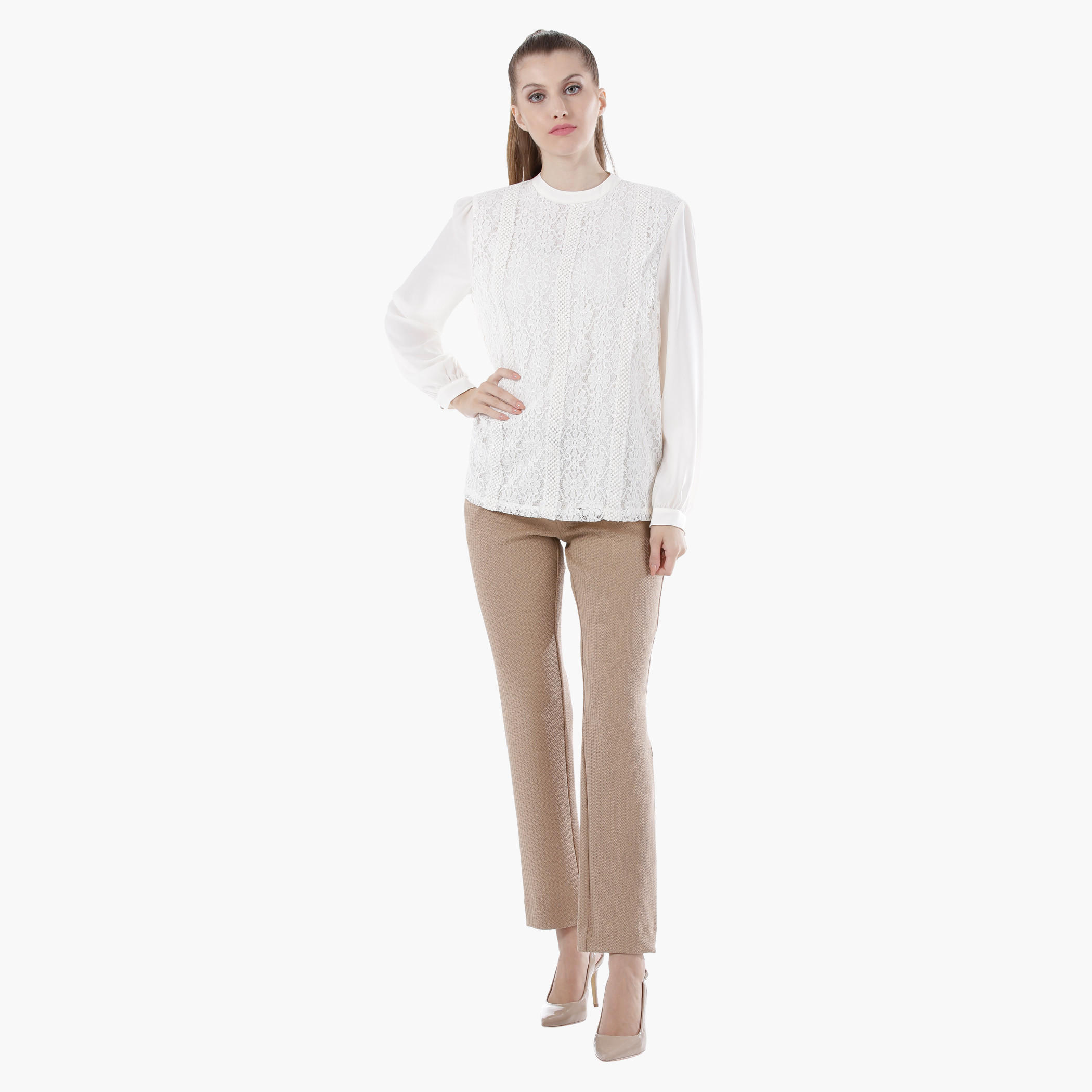 Basic Long-Sleeved Shirt in Regular Fit-women-clothing-shirtsandblouses-blouses-image-5