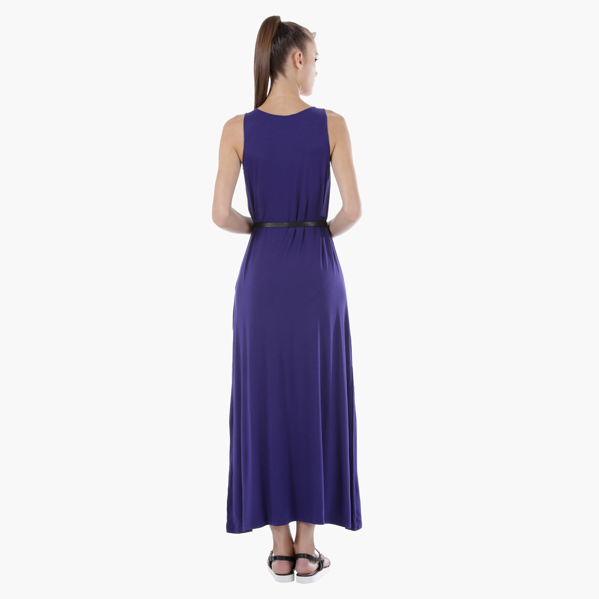 Sleeveless Maxi Dress with Side Slit-women-clothing-dresses-image-2