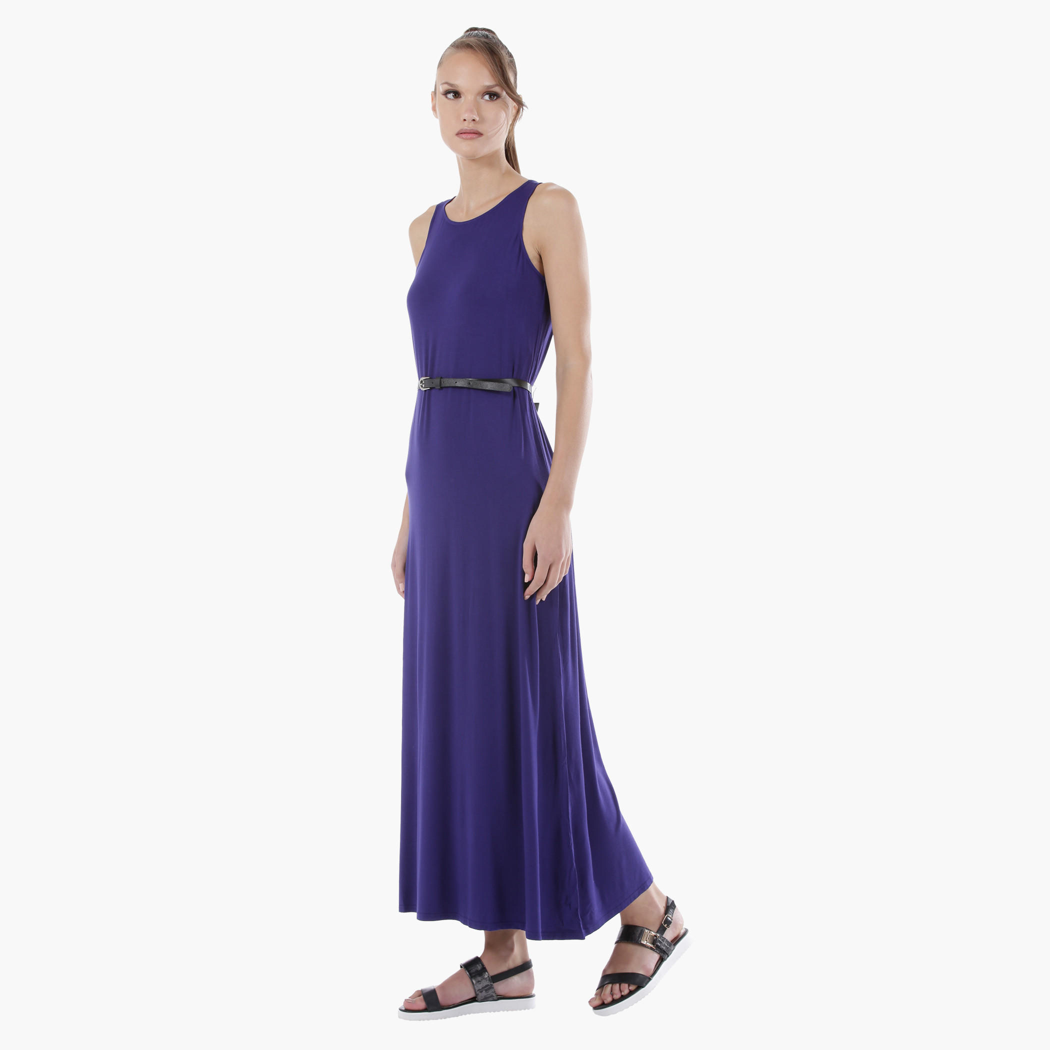 Sleeveless Maxi Dress with Side Slit-women-clothing-dresses-image-3