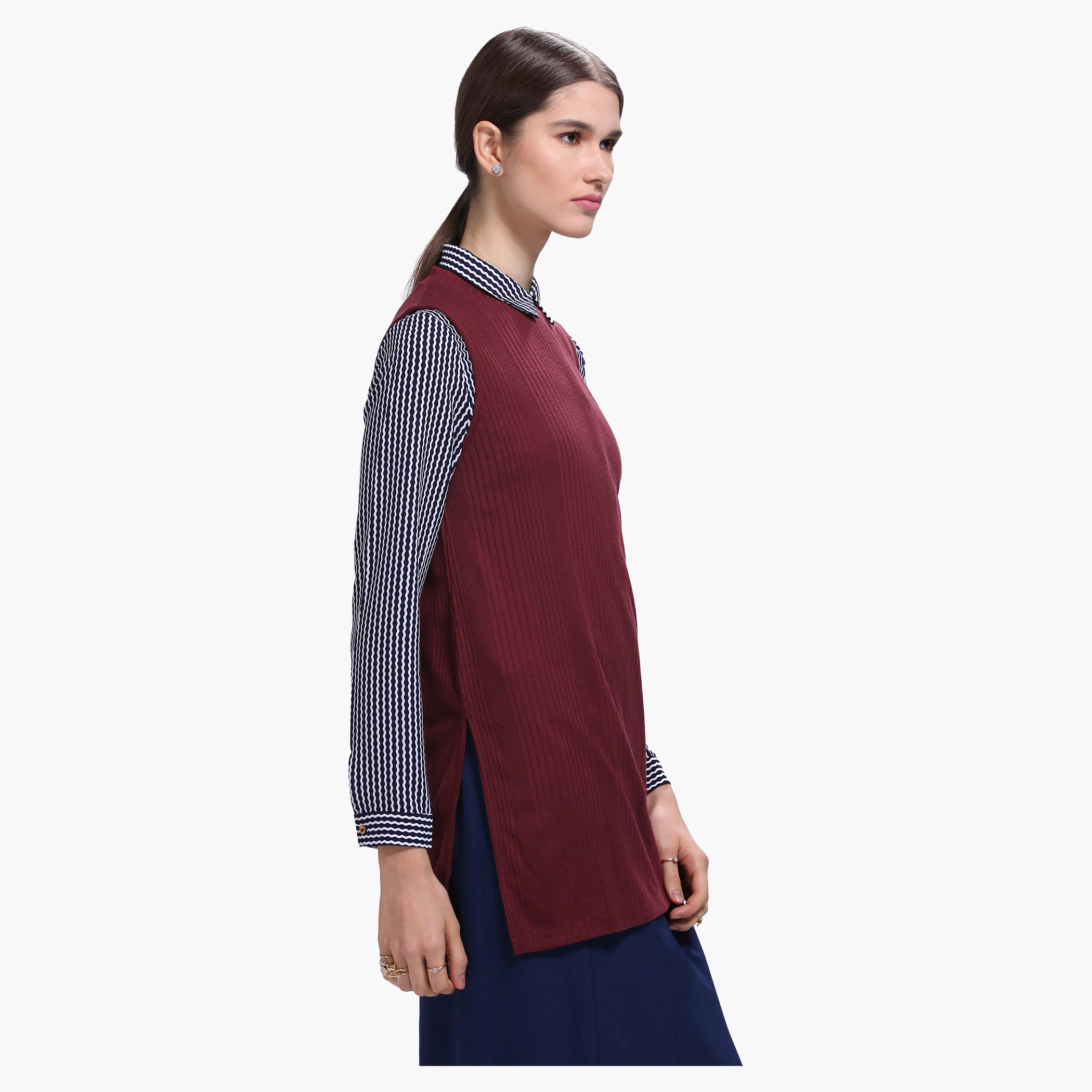 Ribbed Sleeveless Sweater with Round Neck-women-clothing-cardigansandjumpers-jumpers-image-3