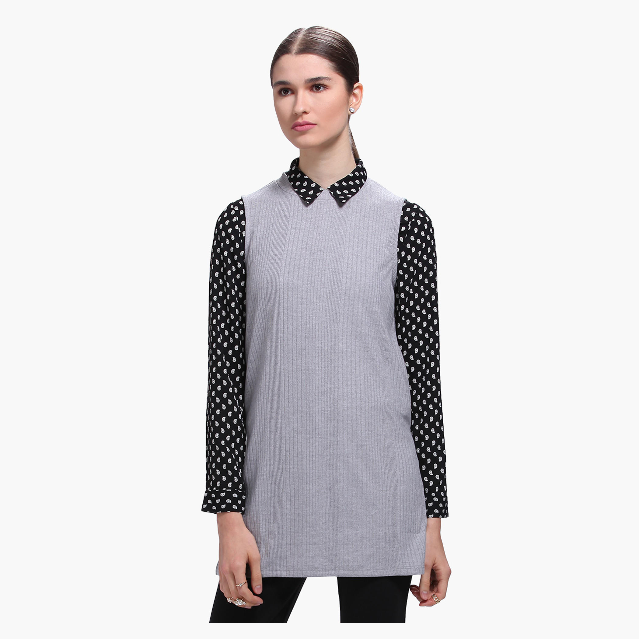 Ribbed Sleeveless Sweater with Round Neck-women-clothing-cardigansandjumpers-jumpers-image-6