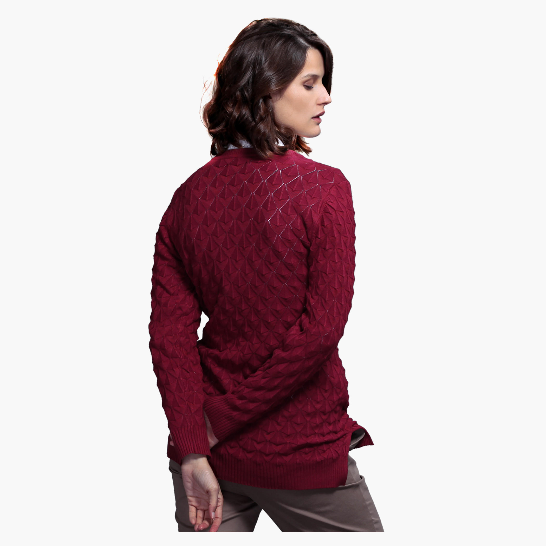 Textured Long Sleeves Sweater-women-clothing-cardigansandjumpers-jumpers-image-4
