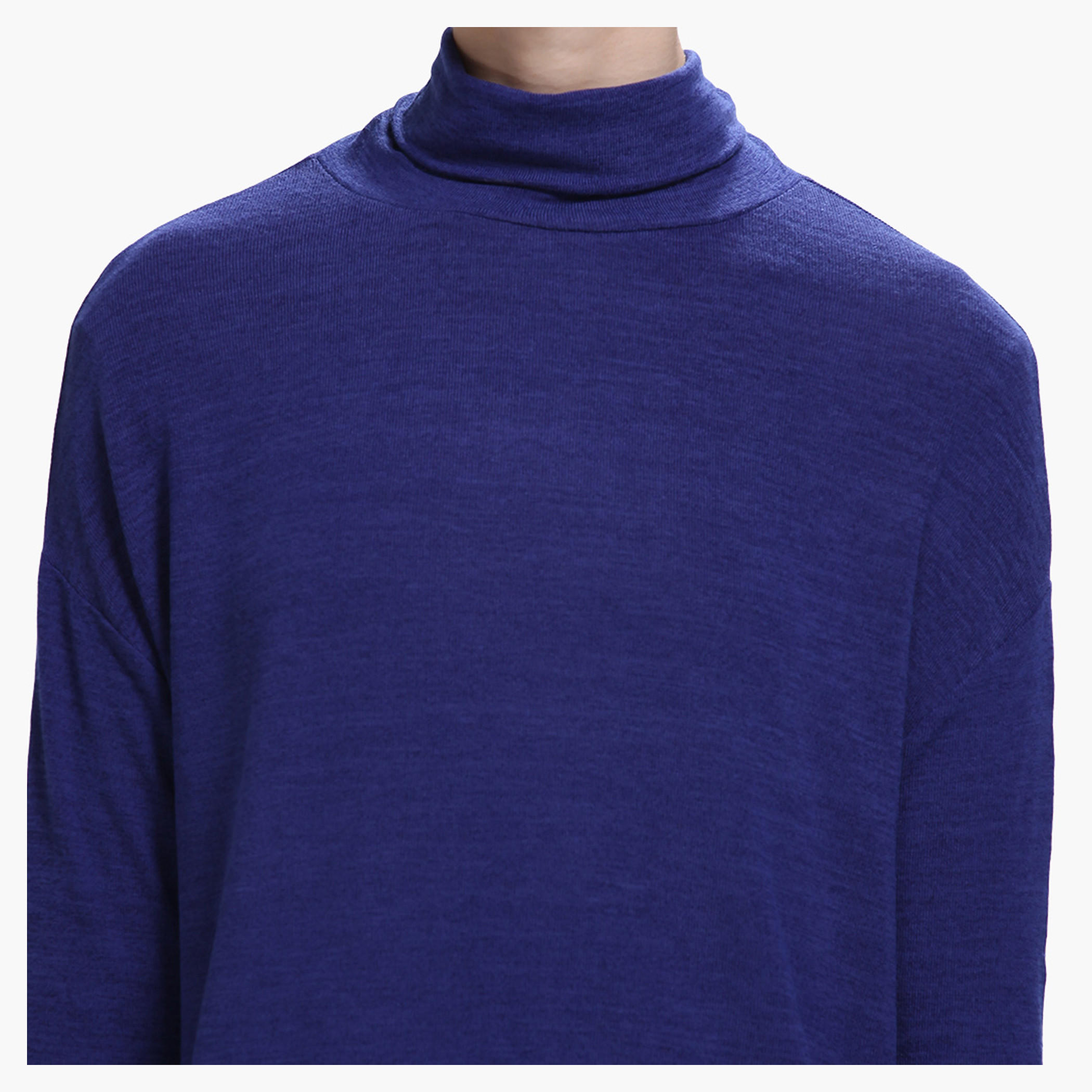 Turtleneck High Low Hem Sweater in Long Sleeves-women-clothing-cardigansandjumpers-jumpers-image-4